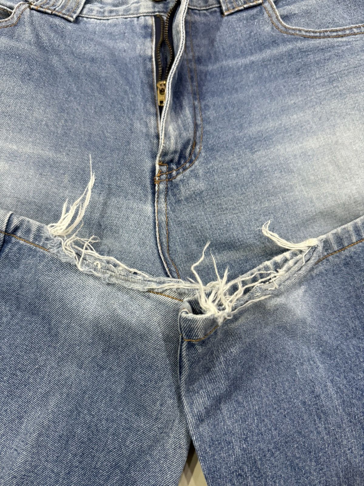 Kansai Yamamoto vintage kansai man distressed jeans Size US 32 / EU 48 - 8 Thumbnail
