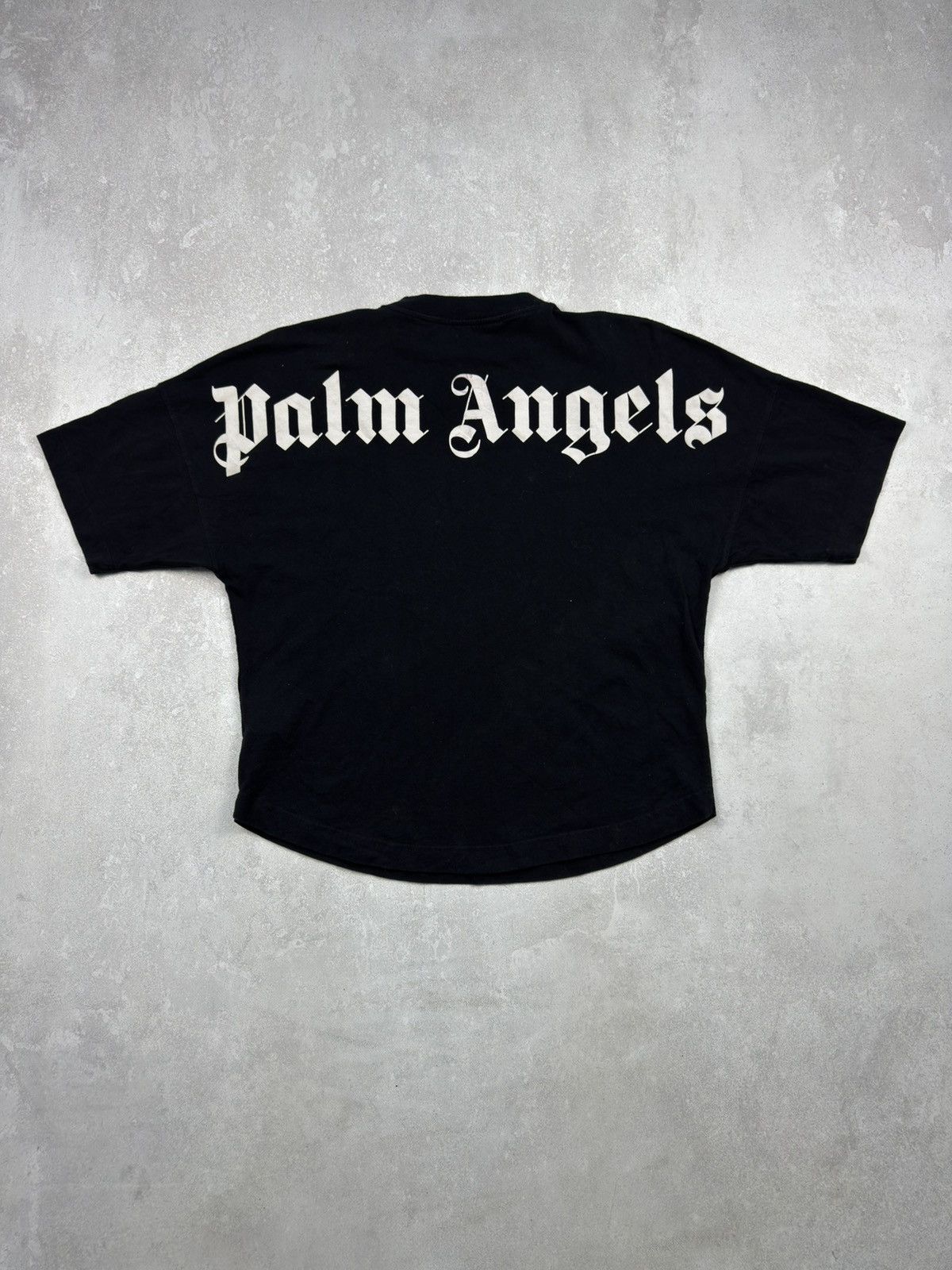 Palm Angeles Classic Big Logo Print Tee Shirt Black size S