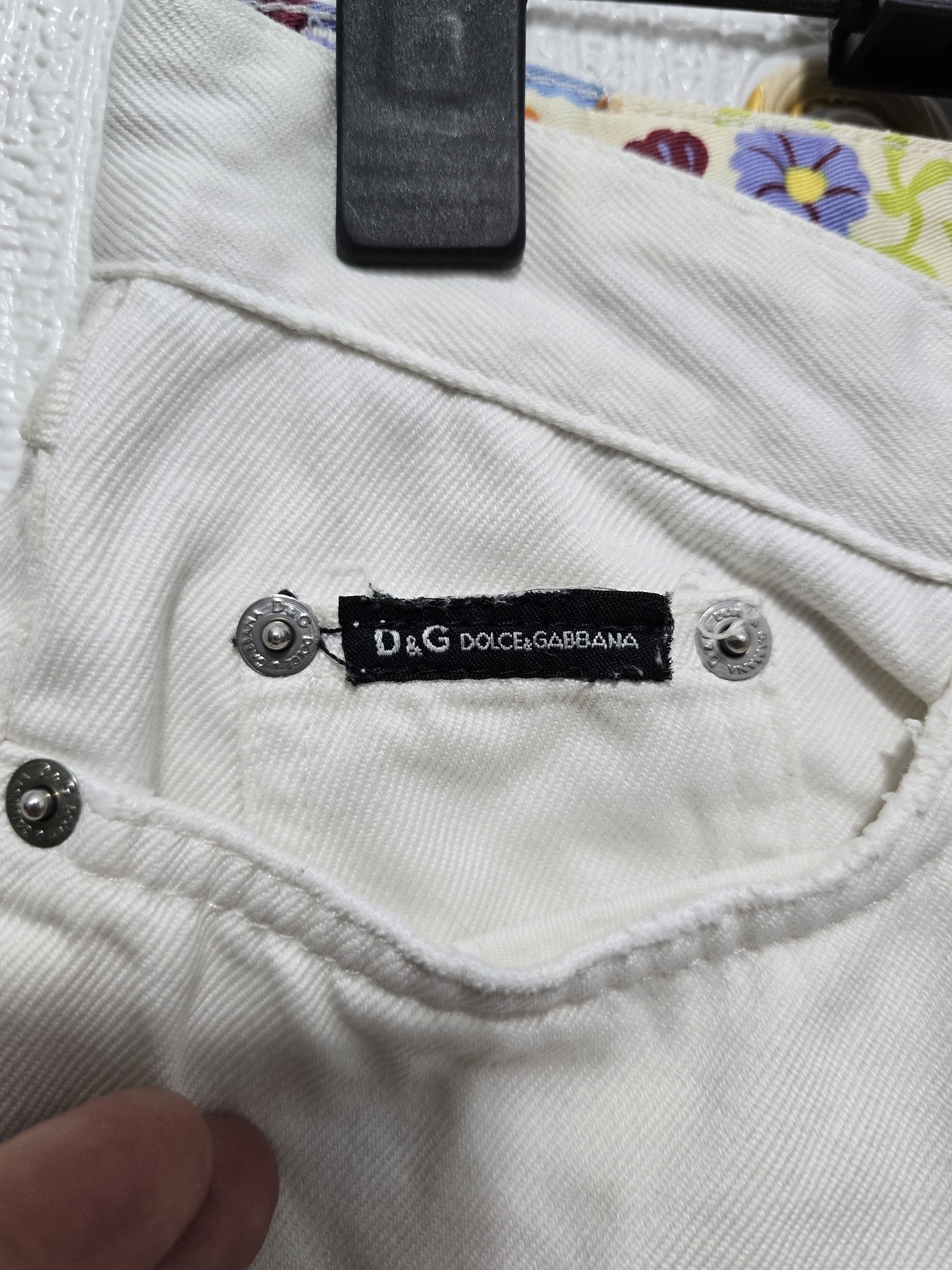 Dolce & Gabbana × Vintage Dolce Gabbana White Jeans Vintage EXCELLENT condition Size 30" / US 8 / IT 44 - 9 Thumbnail