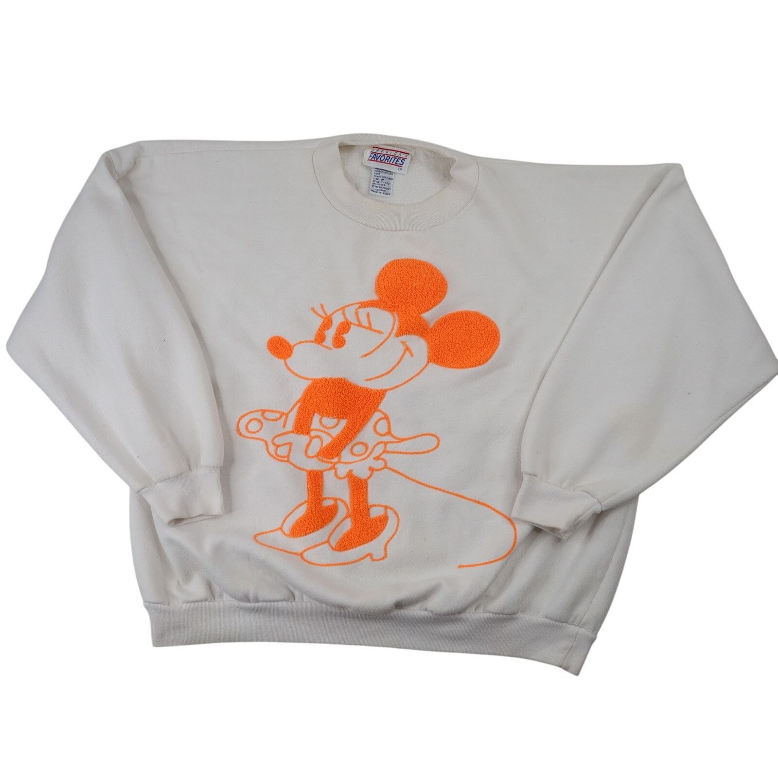 Disney × Vintage Vintage Walt Disney Embroidered Minnie Mouse Sweatshirt Size M / US 6-8 / IT 42-44 - 1 Thumbnail