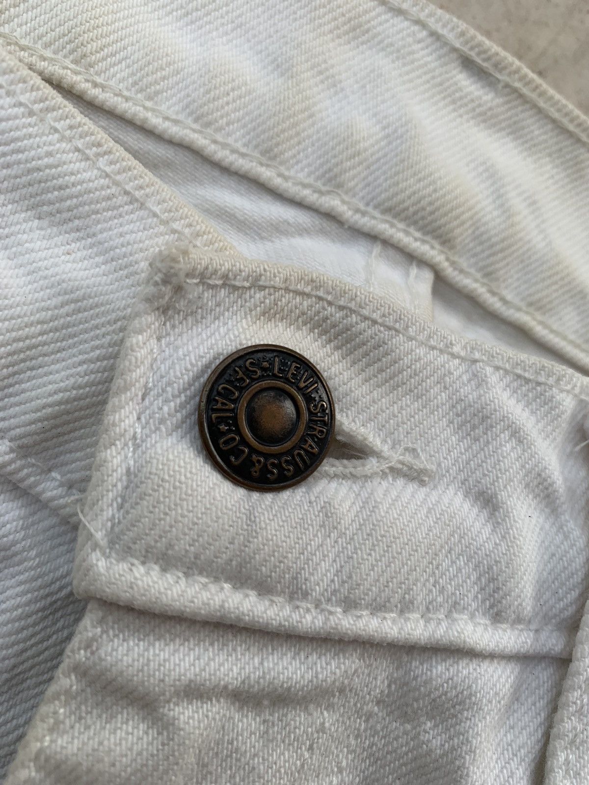 Levi's Vintage Levis 90s White Jeans Denim Pant Size US 28 / EU 44 - 7 Thumbnail