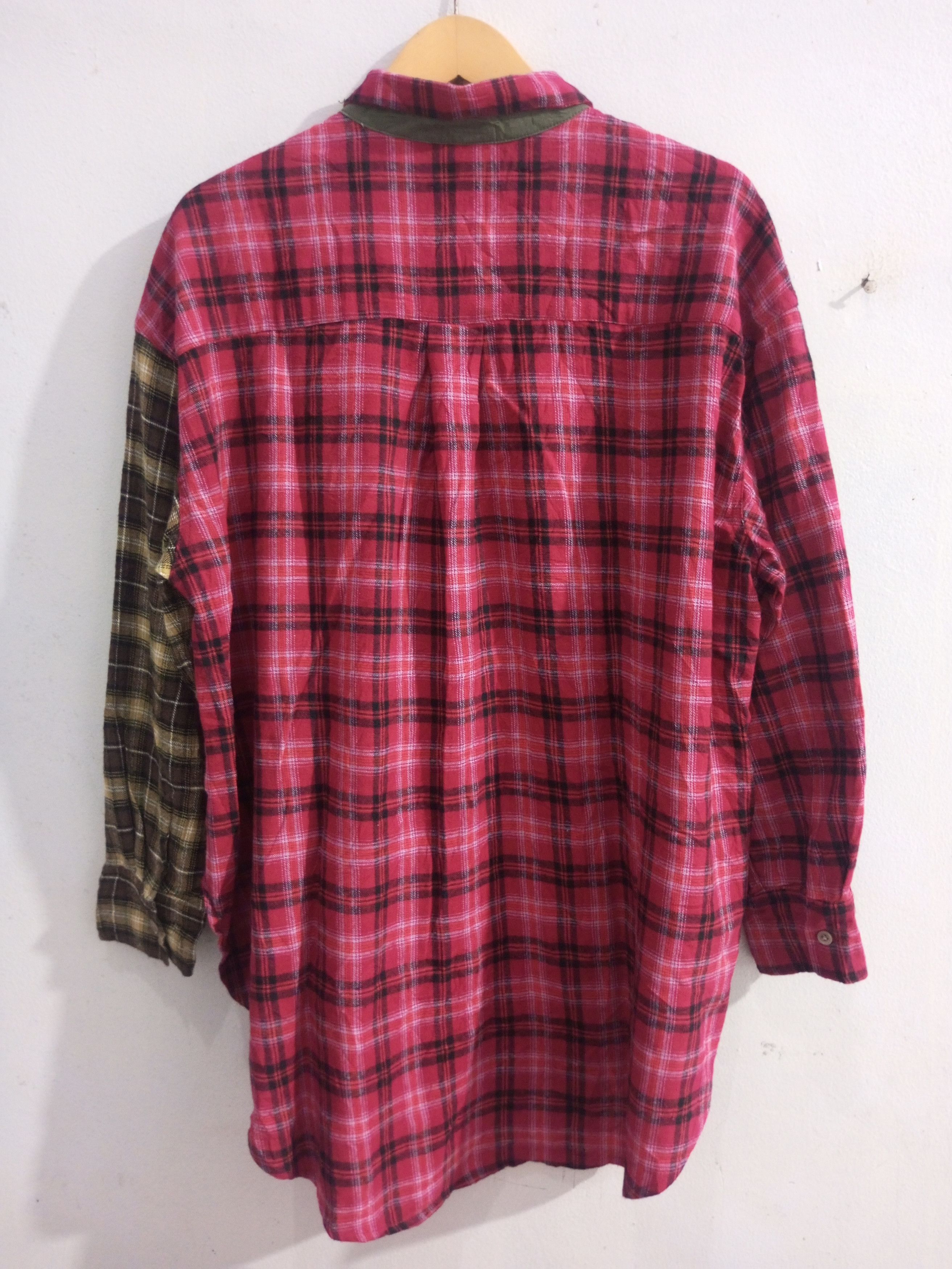 20471120 Cube sugar evo two colour flanel shirt Size US XL / EU 56 / 4 - 6 Thumbnail