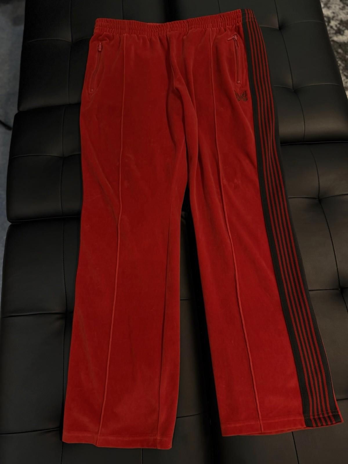 Needles NEEDLES Track Pants Size Medium Red 100% Authentic Size US 32 / EU 48 - 6 Thumbnail