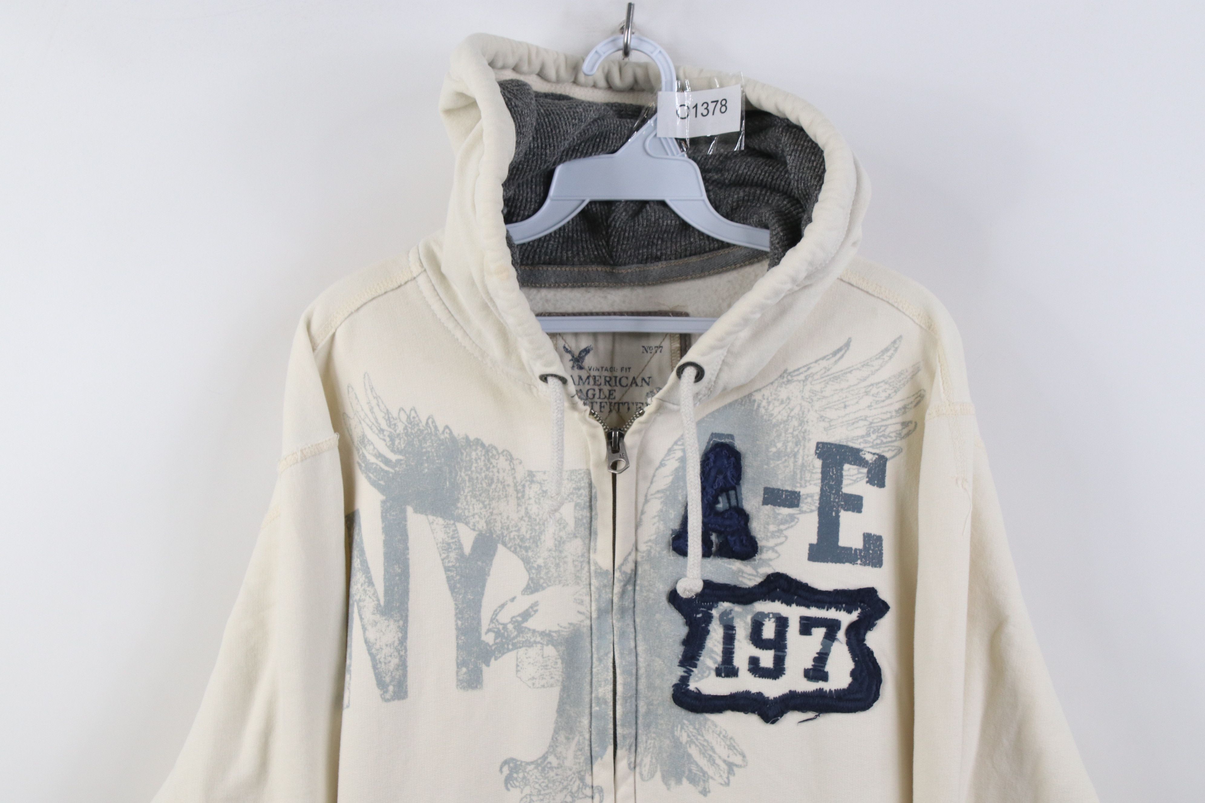 American Eagle Outfitters Vintage Y2K American Eagle Outfitters Zip Hoodie Sweatshirt Size XL / US 12-14 / IT 48-50 - 2 Thumbnail