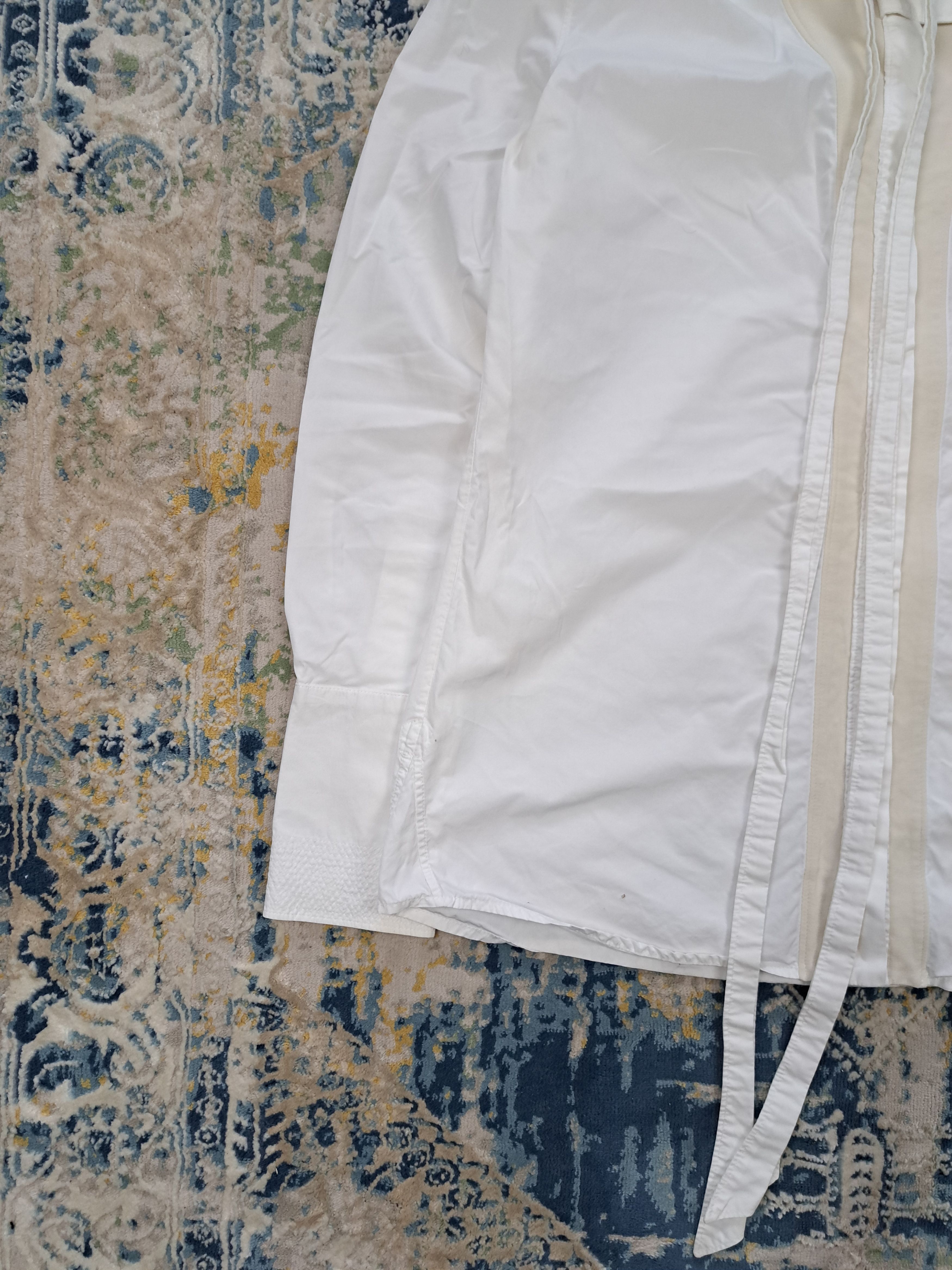 Balenciaga Archive Balenciaga 00s Bondage Shirt Button Up Designer Size S / US 4 / IT 40 - 5 Thumbnail