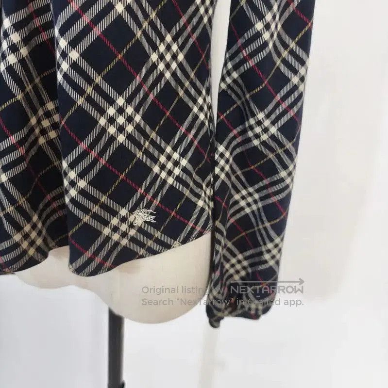 Burberry Burberry Spring Autumn Plaid Long Sleeve T-Shirt. Size M / US 6-8 / IT 42-44 - 4 Thumbnail