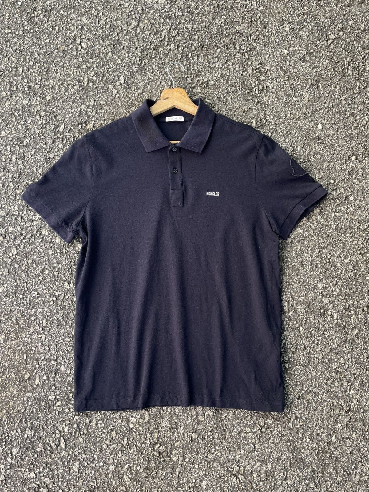 Moncler Moncler Stretch Polo Shirt Size US L / EU 52-54 / 3 - 2 Thumbnail