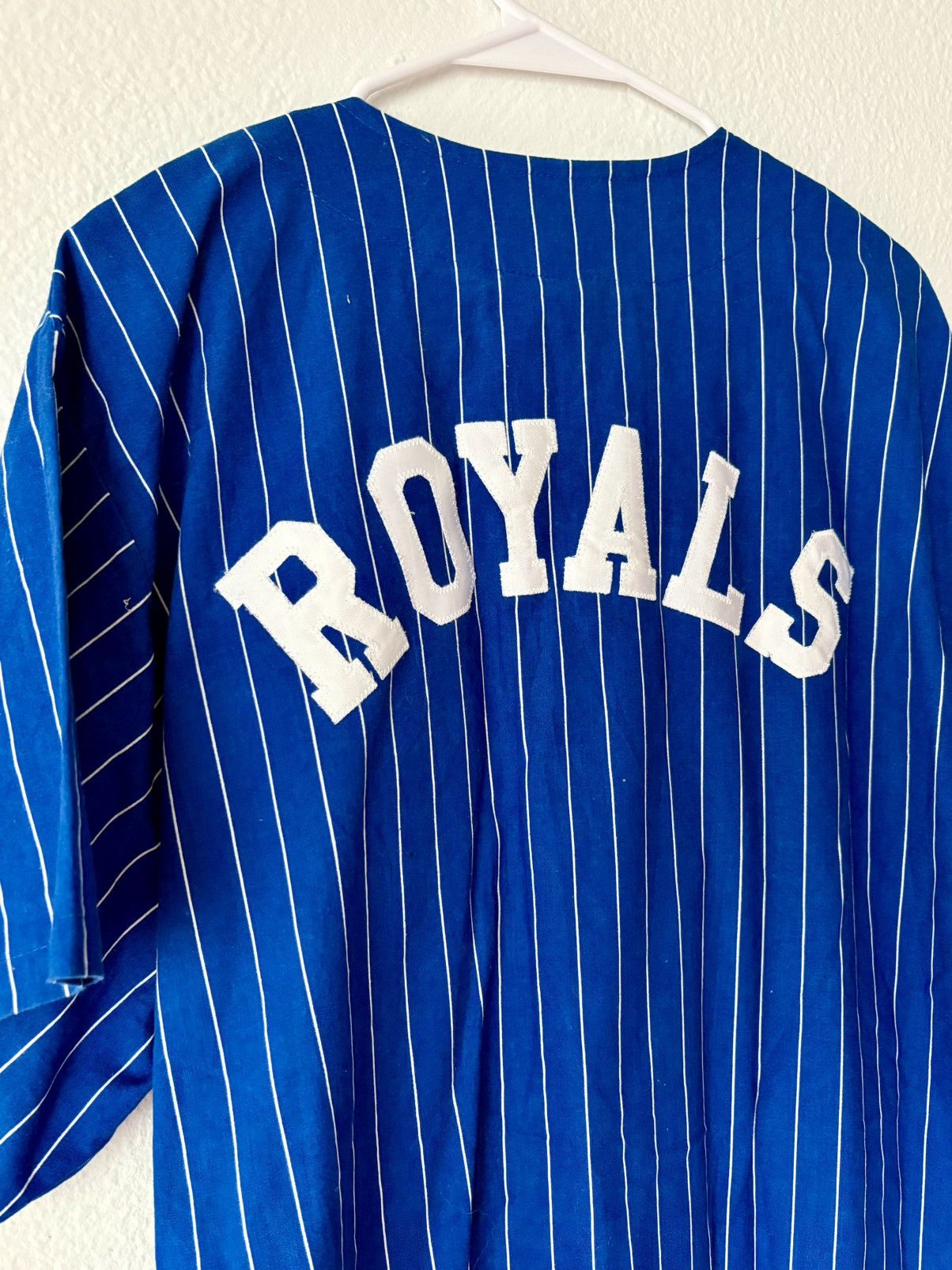 Chalk Line VTG 1980s Chalk Line Kansas City Royals Blue Pinstripe xl Size US XL / EU 56 / 4 - 1 Thumbnail