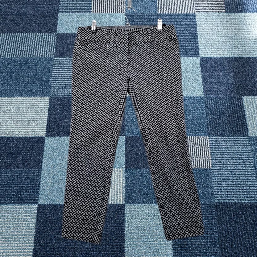 Vintage New York & Company Pants Womens Skinny Crop Black White Size 2 Flat Front Low Rise Size 26" / US 2 / IT 38 - 1 Thumbnail