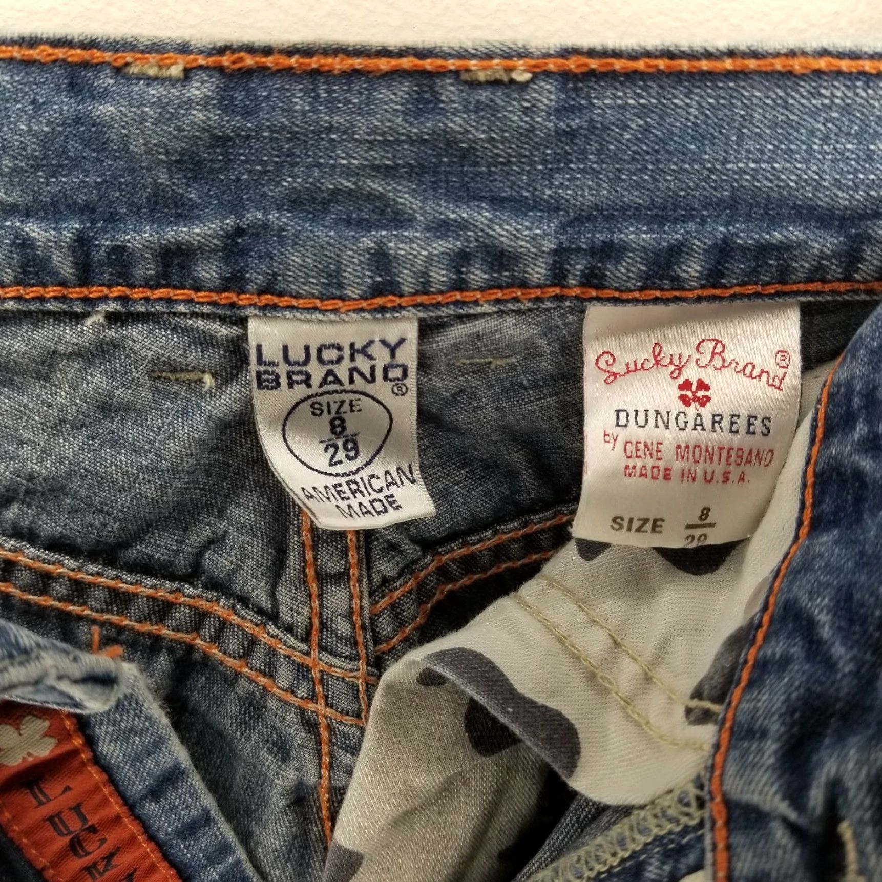 Lucky Brand LUCKY BRAND Jeans Bootcut Blue WOMEN Size 8 Low Rise Regular Inseam 32.5in Made in USA Womens Blue Jeans Size 30" / US 8 / IT 44 - 4 Thumbnail