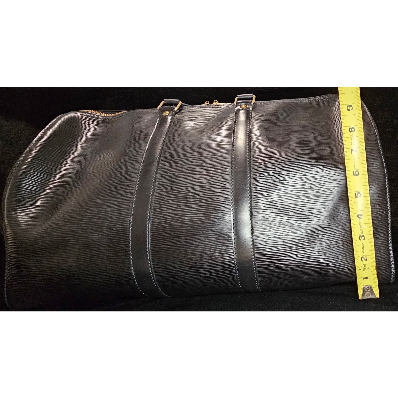 Louis Vuitton LOUIS VUITTON Epi Keepall 45 Boston Bag Black Size ONE SIZE - 9 Thumbnail