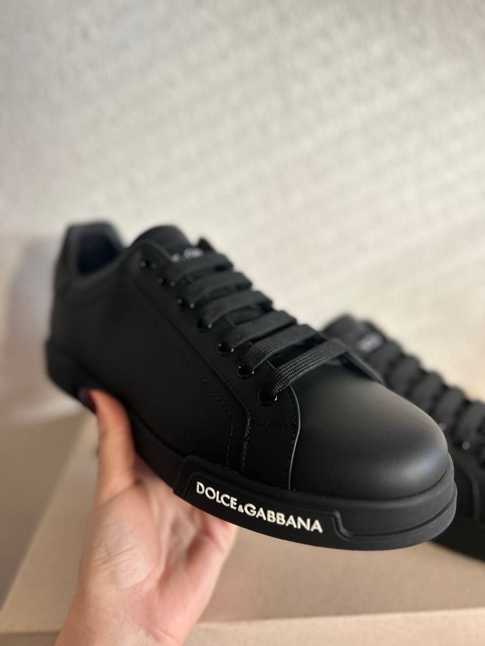 Dolce & Gabbana Dolce & Gabbana logo-patch low-top sneakers Size US 9 / EU 42 - 6 Thumbnail