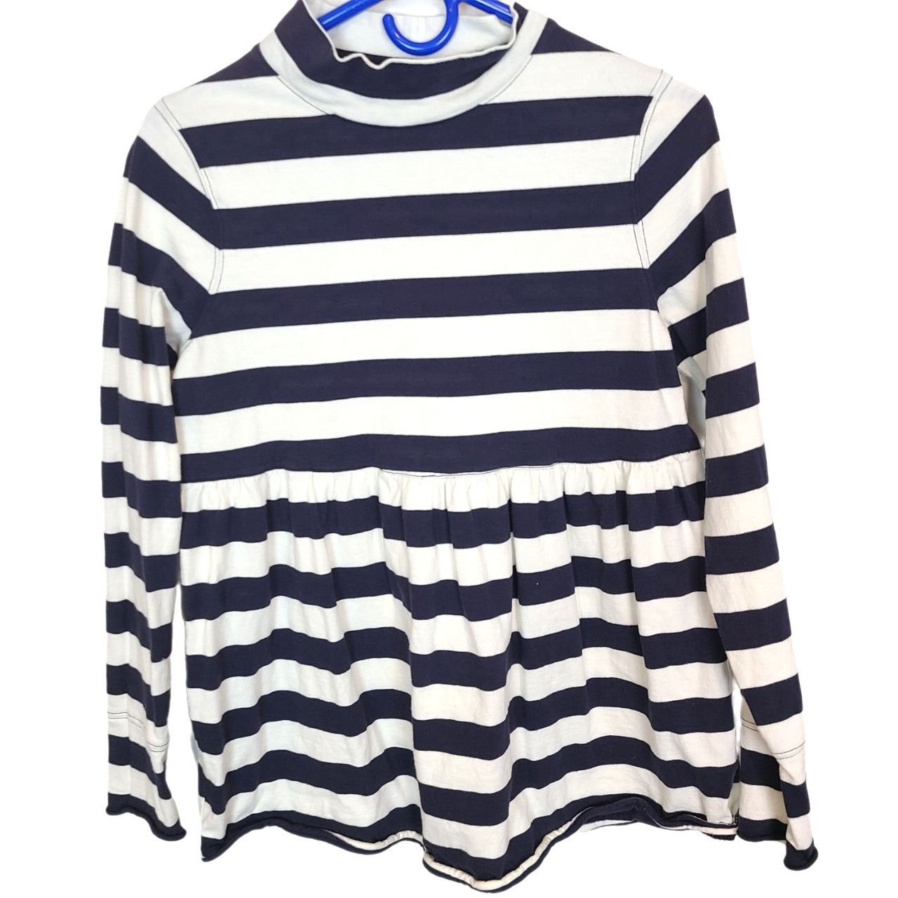 Free People Free People Mod About It Tunic Top Size S Striped Navy Mock Size S / US 4 / IT 40 - 2 Thumbnail