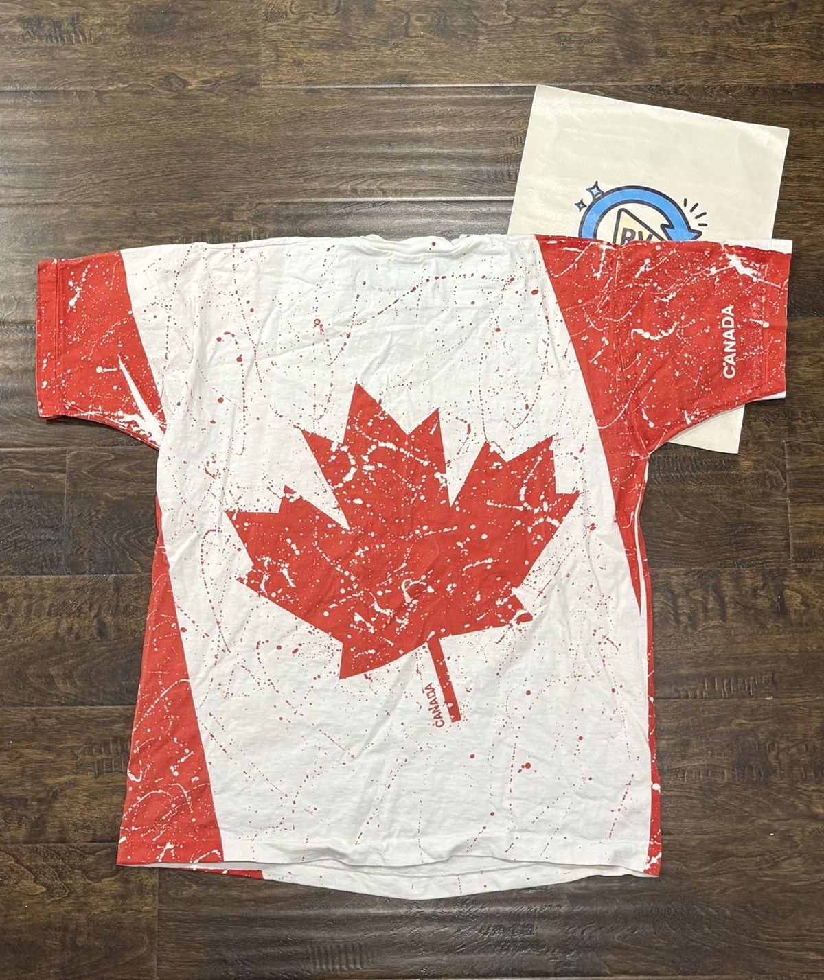 Fruit Of The Loom VINTAGE FOTL CANADA AOP TEE Size US XL / EU 56 / 4 - 2 Thumbnail