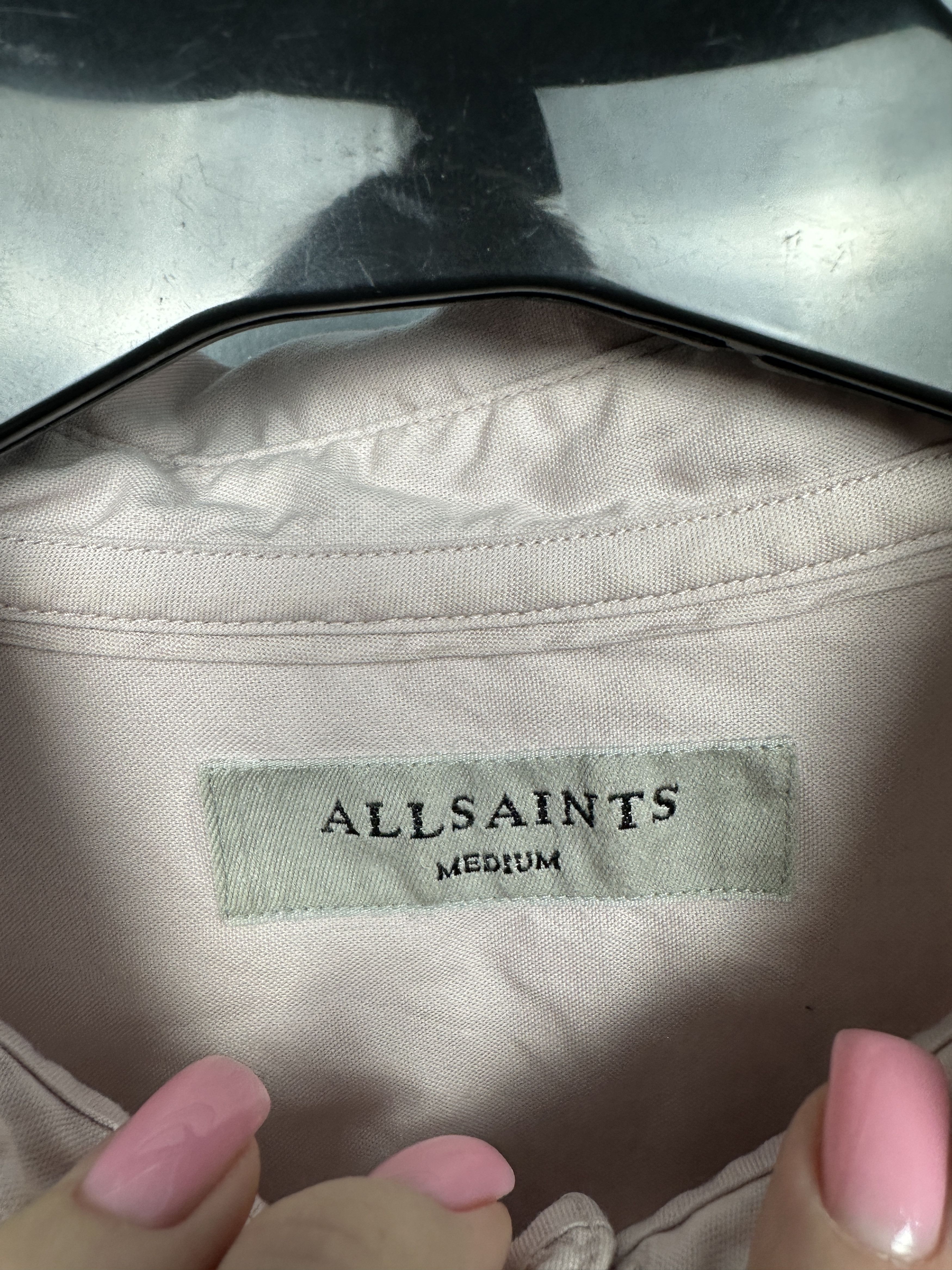 Allsaints Allsaints Mens Redondo Long Sleeve Shirt Size US M / EU 48-50 / 2 - 4 Thumbnail