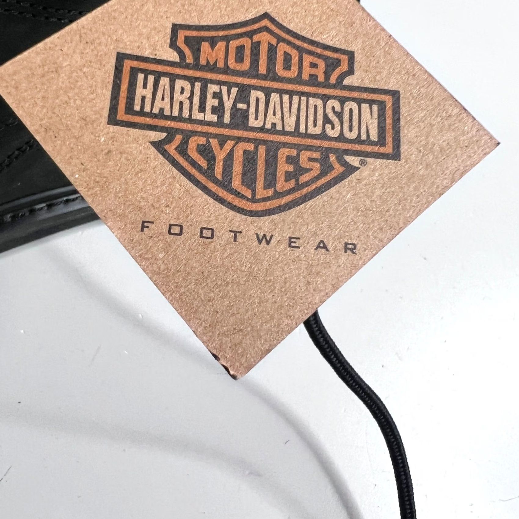 Harley Davidson Harley-Davidson Badlands Mens Black Leather Boots D91005 Size 10 NIB Boots Leather Black Mens Badlands Rubber Outsole Non-Slip Padded Lace Up Logo Size US 9 / EU 42 - 5 Thumbnail
