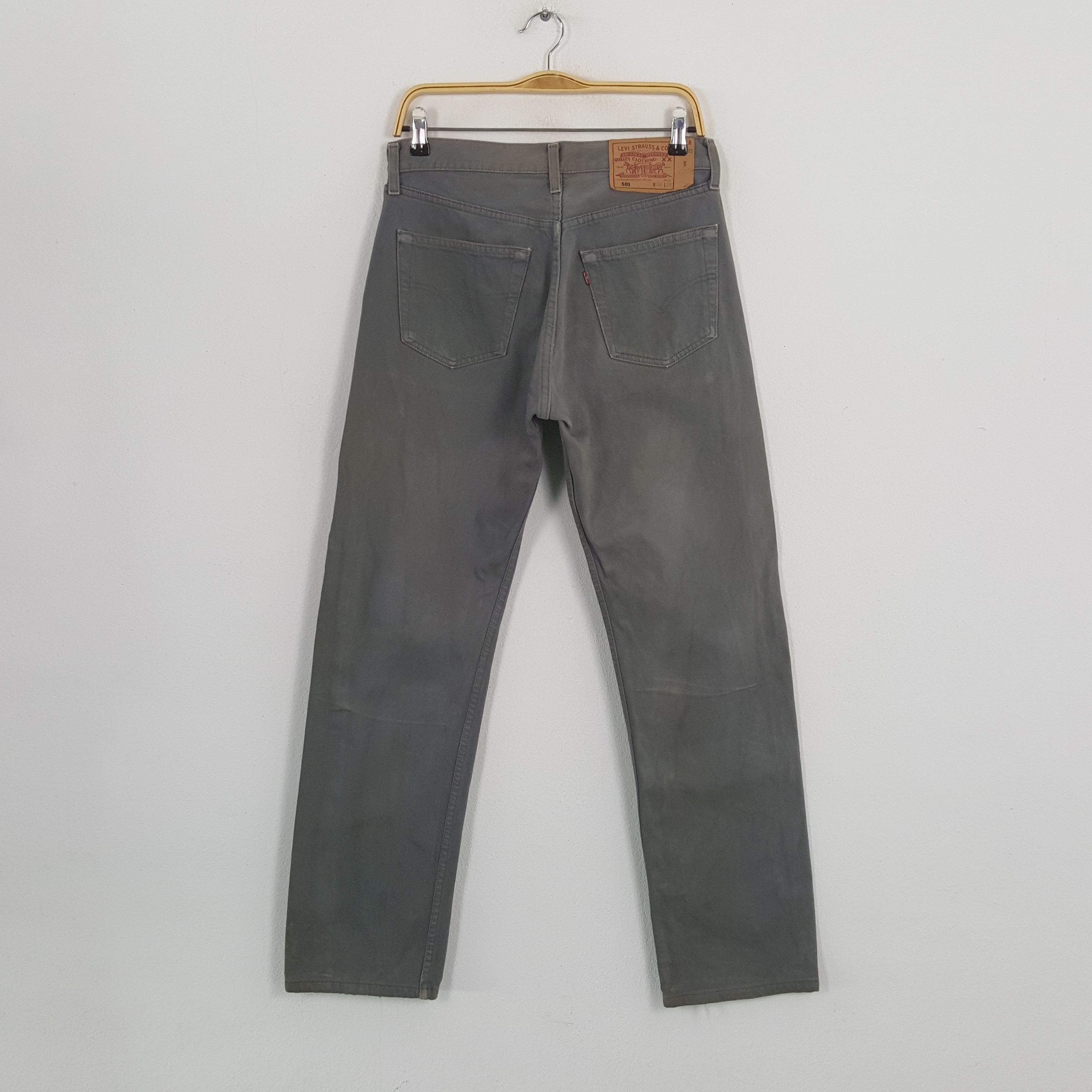 Levi's × Levi's Vintage Clothing × Vintage Vintage LEVI'S 501 American Brand Style Grey Jeans Pants Size US 29 - 4 Thumbnail