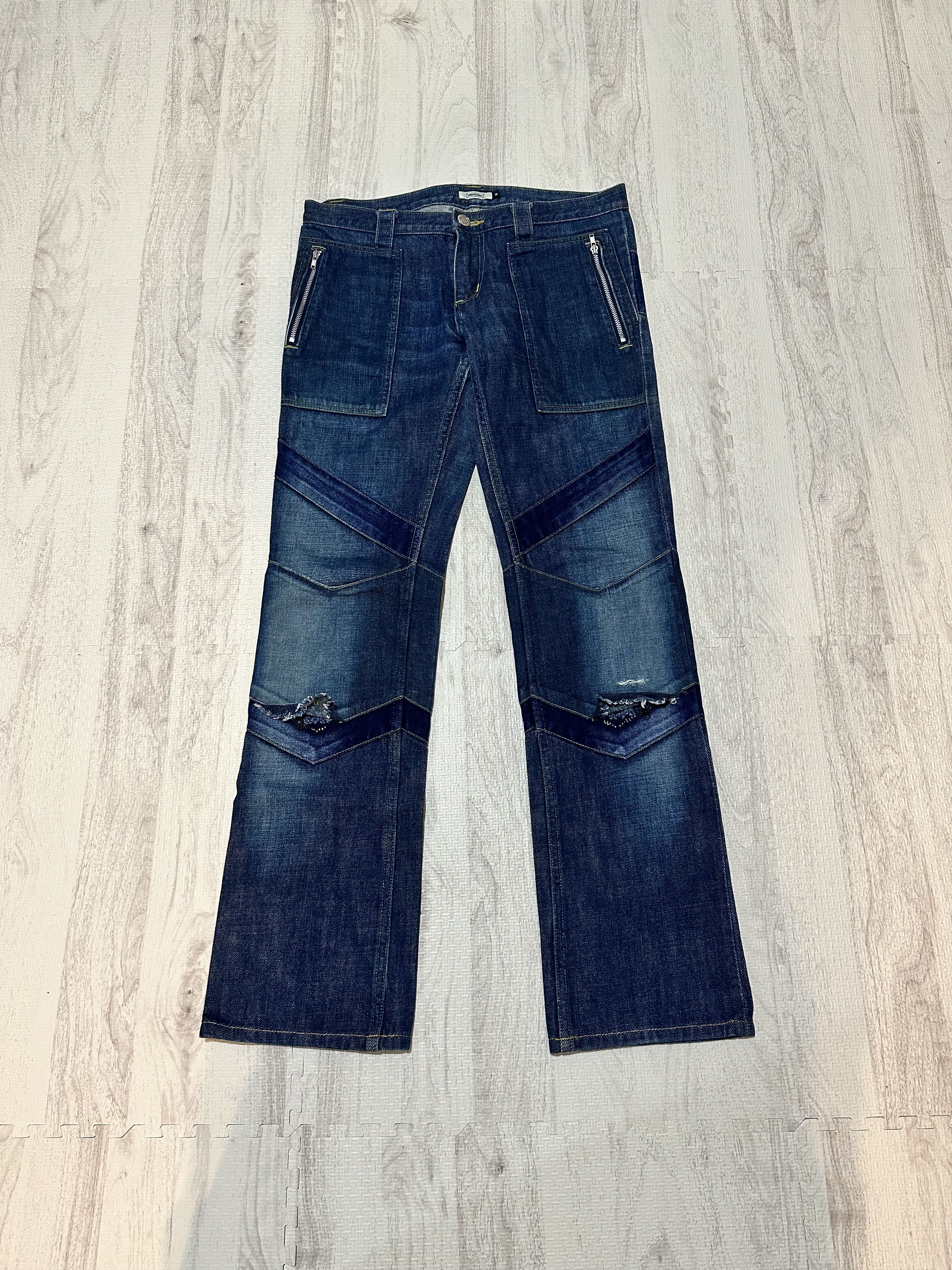 UNDERCOVER Straight Denim Pants Indigo Cotton M
