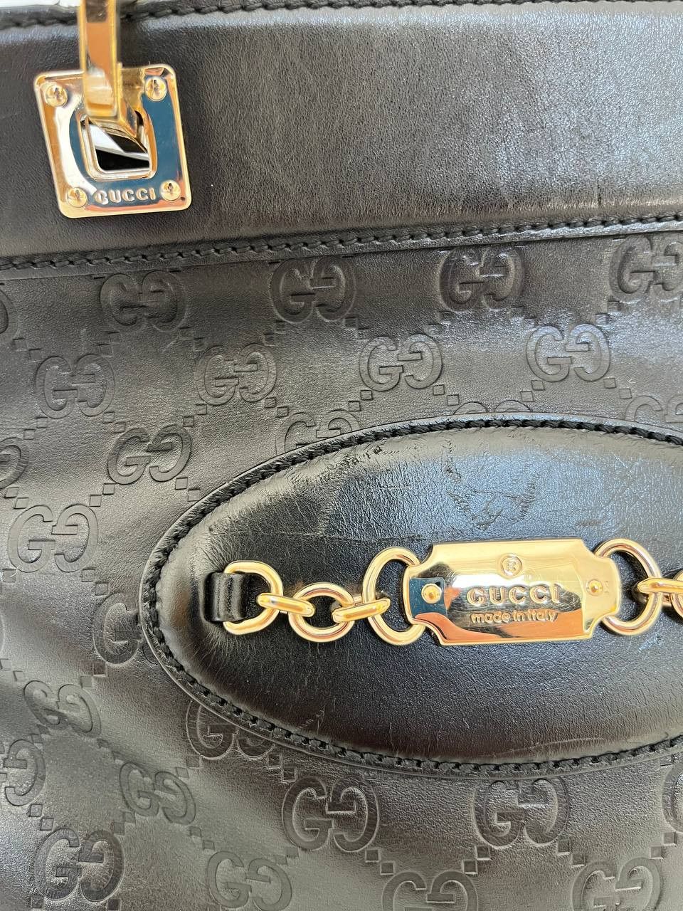 Gucci Gucci tote bag Vintage in GG monogram guccissima leather Size ONE SIZE - 3 Thumbnail