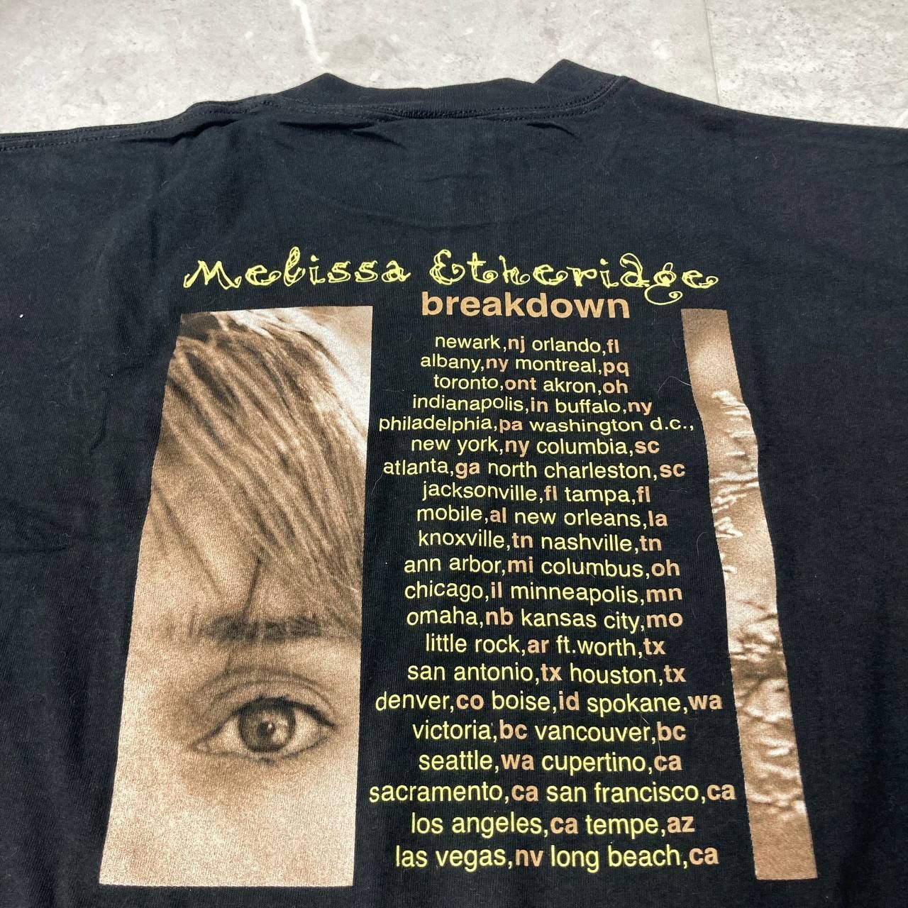 Band Tees Vintage 90s Melissa Etheridge Breakdown Tour Folk Rock Band Size US XL / EU 56 / 4 - 7 Thumbnail