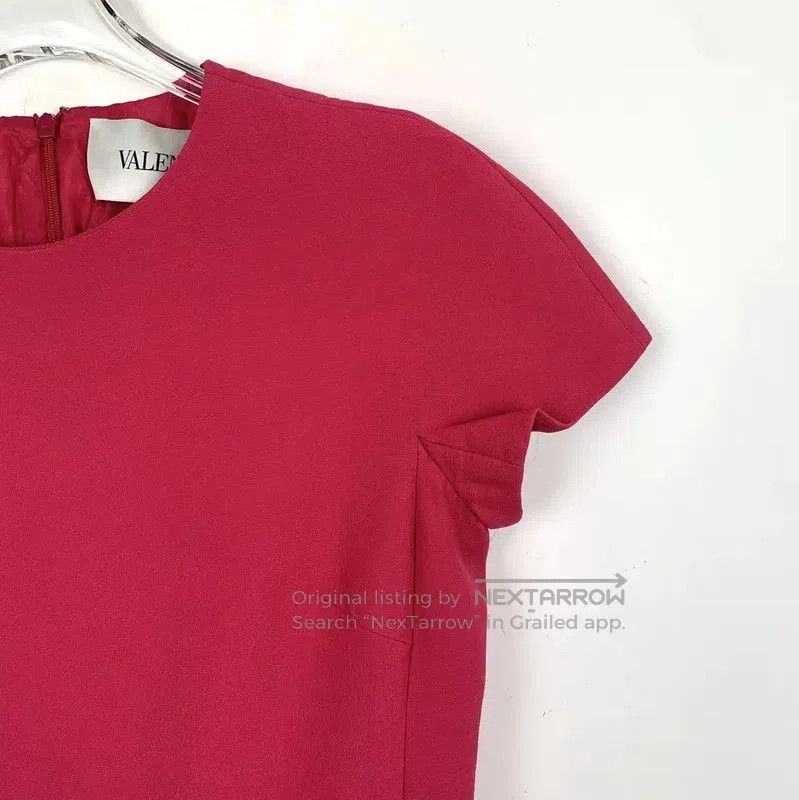 Valentino Valentino Red Wool Dress for Women . Size M / US 6-8 / IT 42-44 - 3 Thumbnail