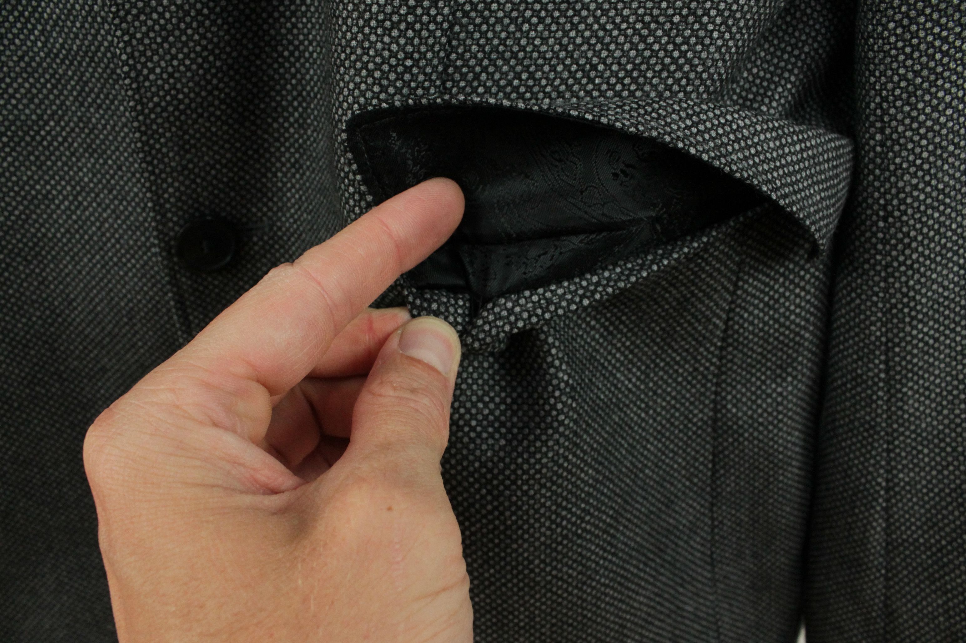 Designer × Hugo Boss Hugo Boss Red Label Structured Gray Wool Blazer Jacket Size US L / EU 52-54 / 3 - 6 Thumbnail