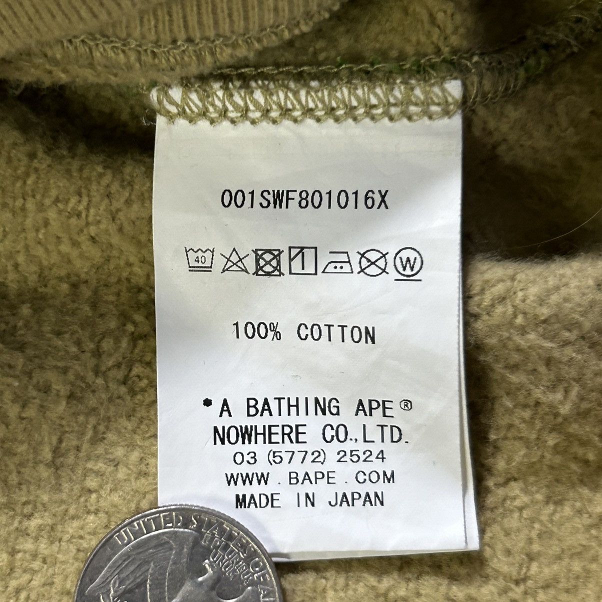 Bape BAPE ABC Shark Green Camo Sweatshirt Size US M / EU 48-50 / 2 - 8 Thumbnail