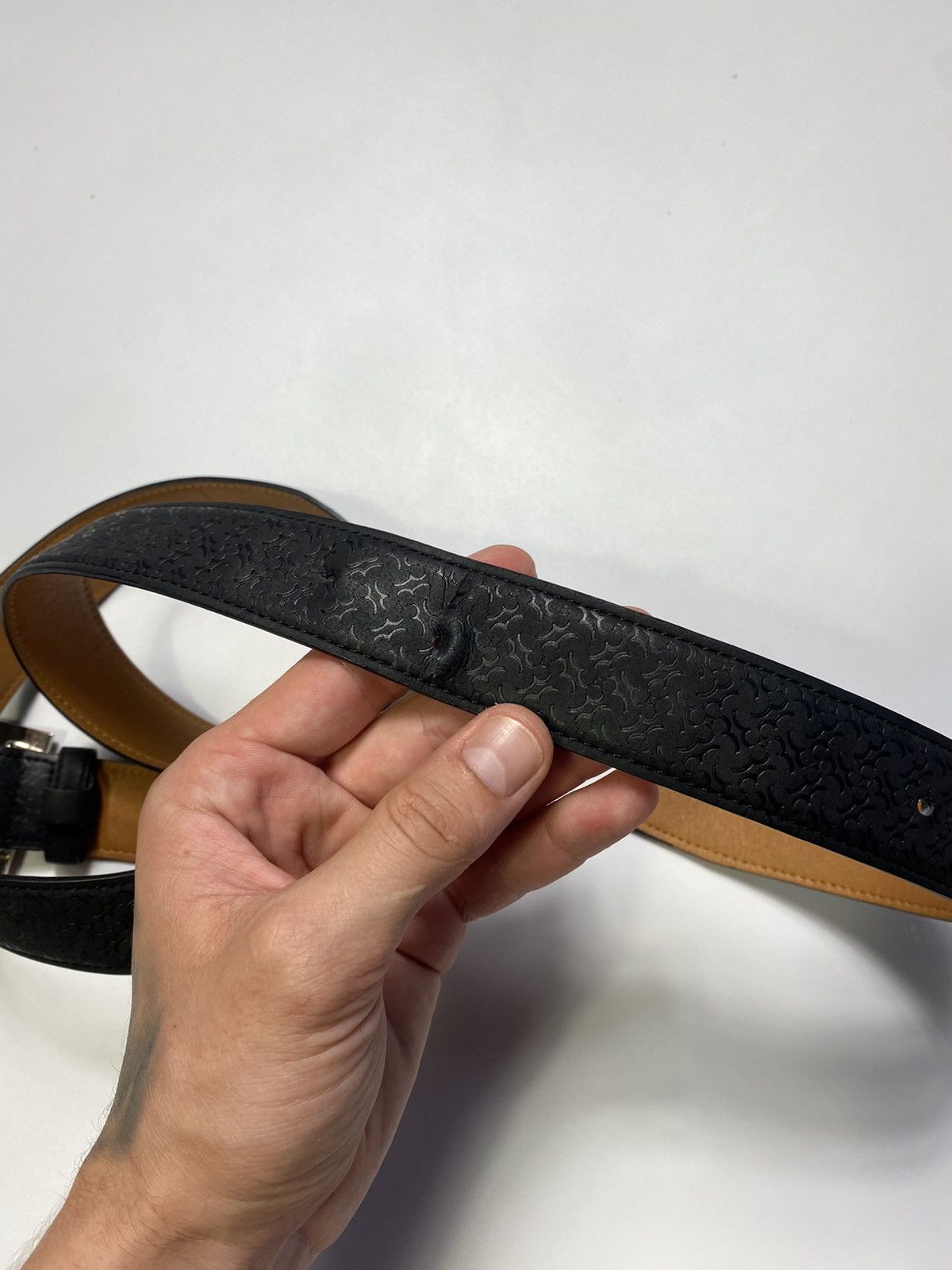 Billionaire Couture Billionaire Metal Buckle Monogram Belt Y2k Hype Size ONE SIZE - 9 Thumbnail