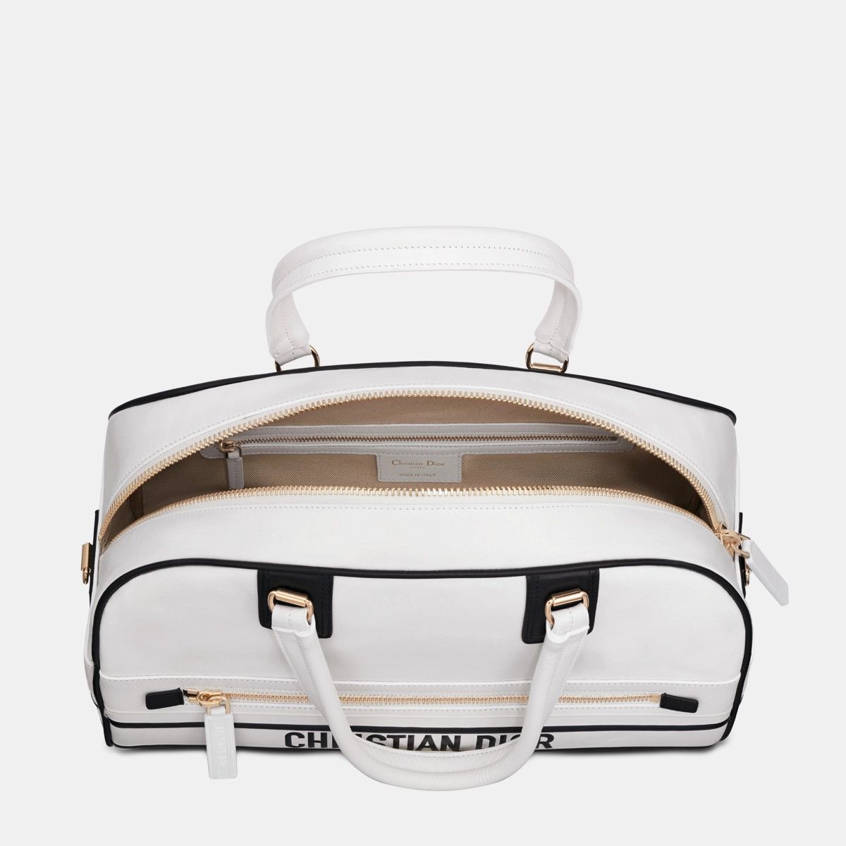 Dior o1bcso1str1124 Size: OS / Vibe Zip Bowling Bag in White Size ONE SIZE - 3 Thumbnail