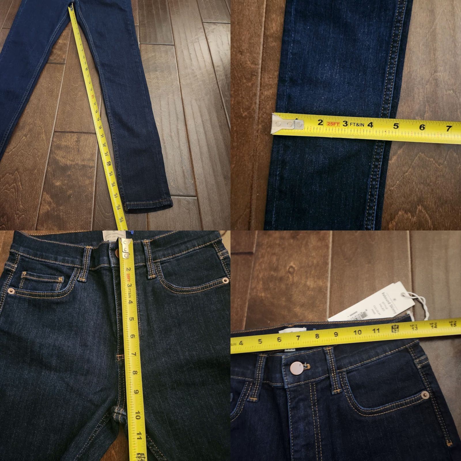 French Connection VINTAGE French Connection Rebound Skinny Jeans Women’s US 6 Dark Wash NWT Size 28" / US 6 / IT 42 - 8 Thumbnail
