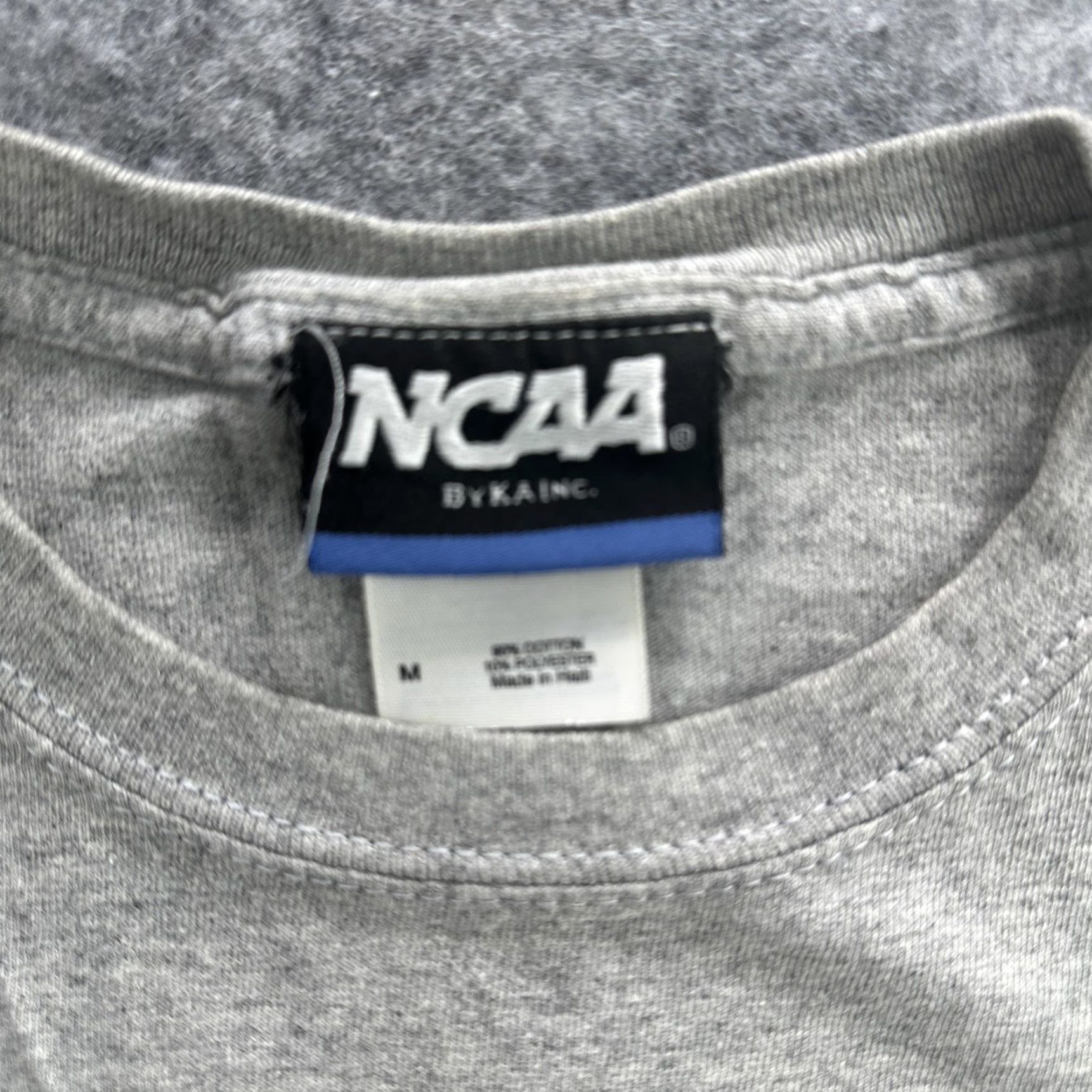 NCAA Vintage NCAA Final Four Shirt Mens Medium Heather Gray Cotton Jersey 2000s San Antonio Kansas 2008 Then There Were Four Basketball Memorial - Mens Size US M / EU 48-50 / 2 - 5 Thumbnail