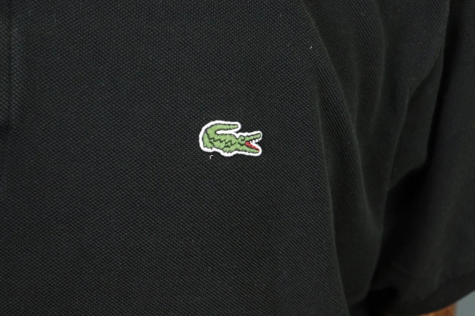 Lacoste Lacoste Black Vintage Short Sleeve Polo Shirt Size 8 / 3XL Size US XXL / EU 58 / 5 - 5 Thumbnail