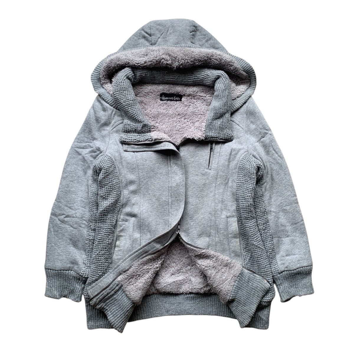 14th Addiction Maruoka Shoji Heaven and Earth Skull Sherpa Zip Hoodie Size US M / EU 48-50 / 2 - 3 Thumbnail