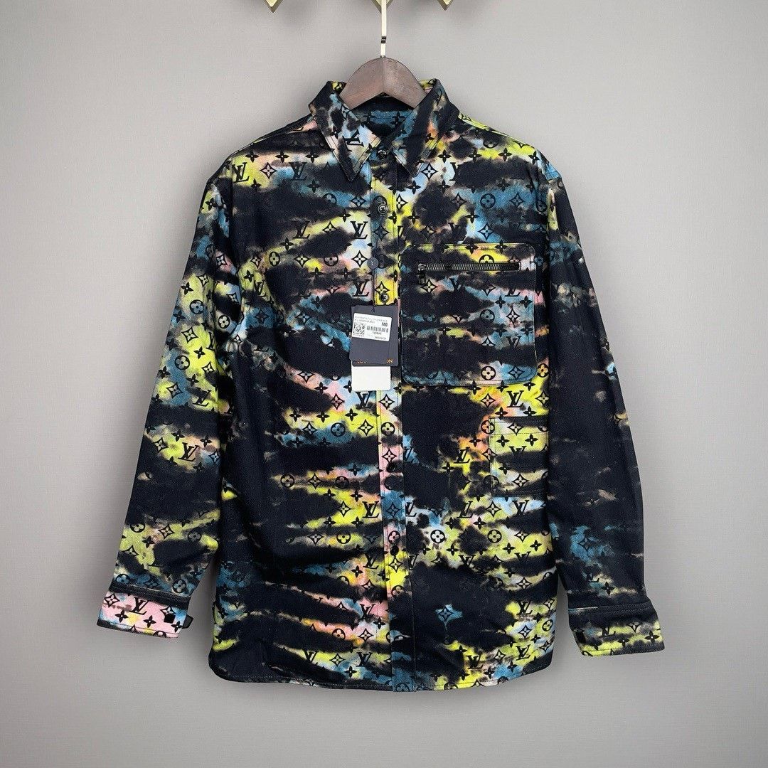 Louis Vuitton Louis Vuitton Limited Tiger Tie-Dye Denim Jacket Size US M / EU 48-50 / 2 - 1 Thumbnail