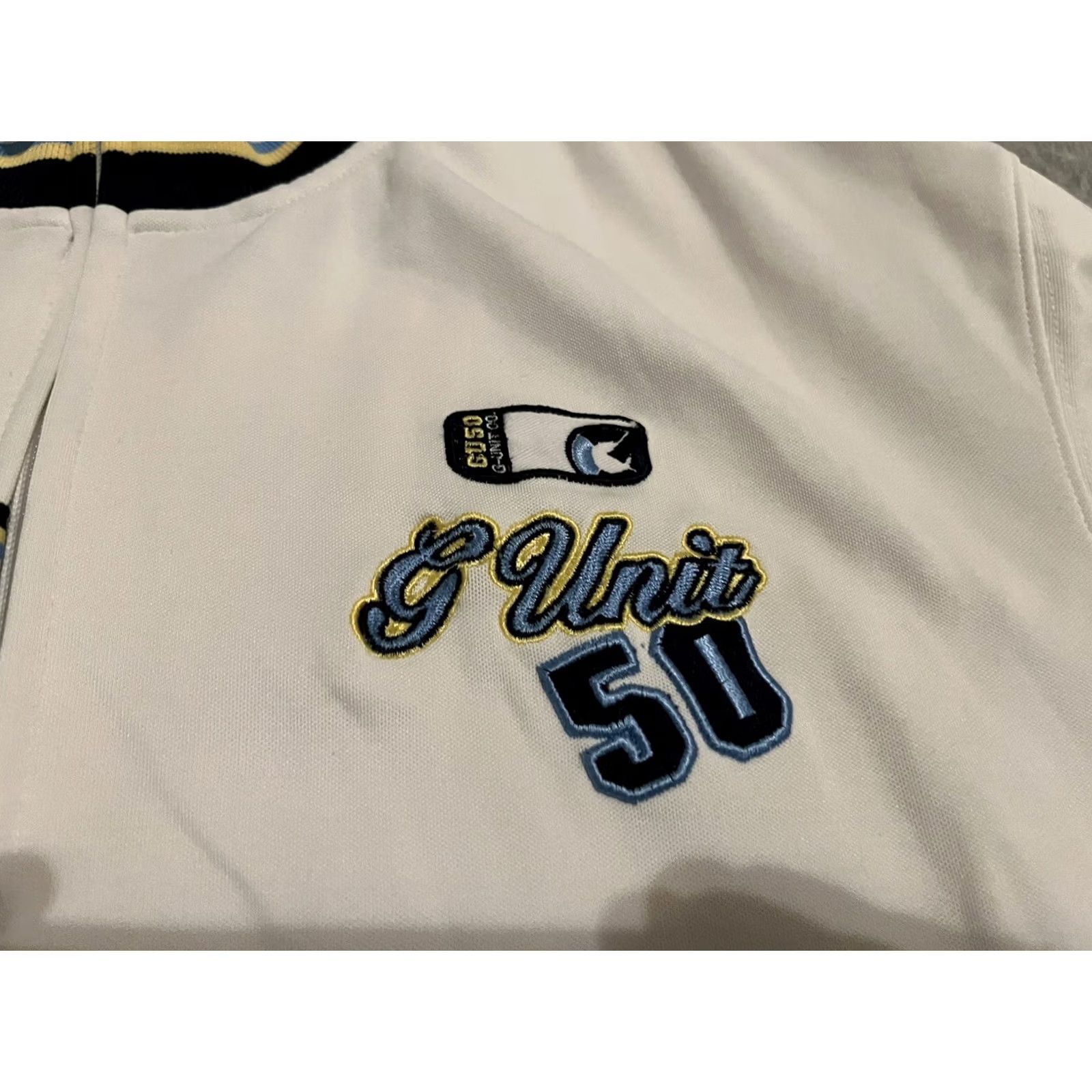 Vintage G Unit 50 Cent White Jacket Mens XL Shirt/ Jacket? Size US XL / EU 56 / 4 - 2 Thumbnail