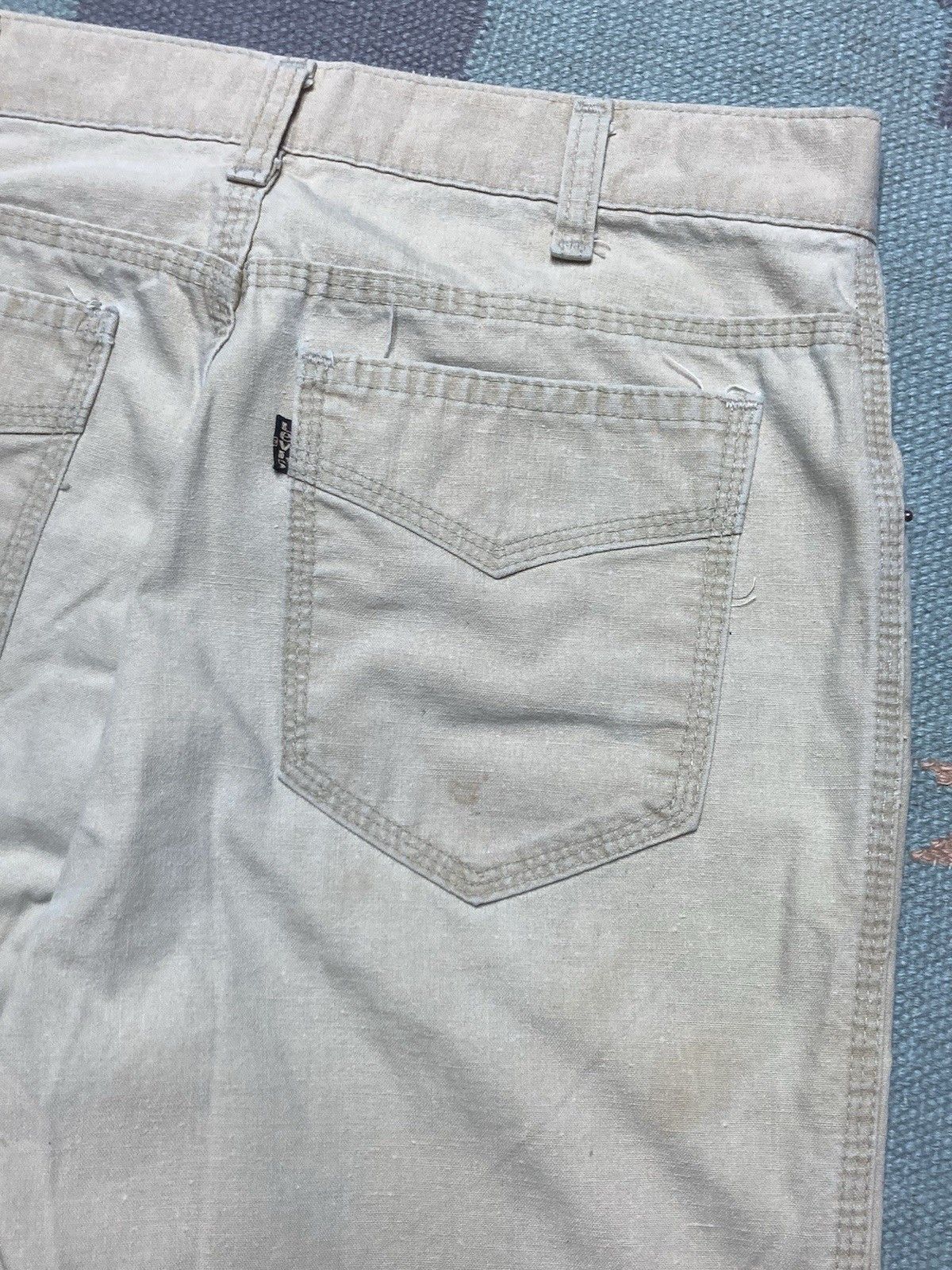 Levi's × Vintage 1970s Levi's movin on jeans flare bell bottom pants 30x34 Size US 30 / EU 46 - 4 Thumbnail