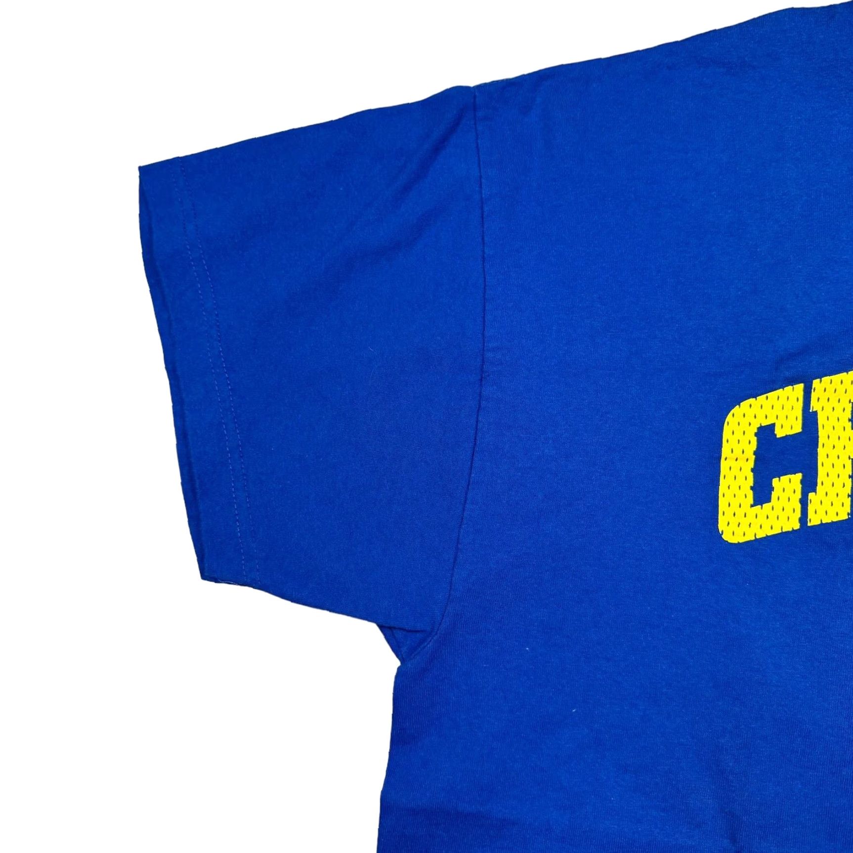 Vintage VINTAGE Creighton Shirt Mens XL Puff Print Blue Yellow Basketball Bluejays Shirt 90s Men’s Crew Neck Cotton Graphic Print Short Sleeve Sports Mens Size US XL / EU 56 / 4 - 5 Thumbnail