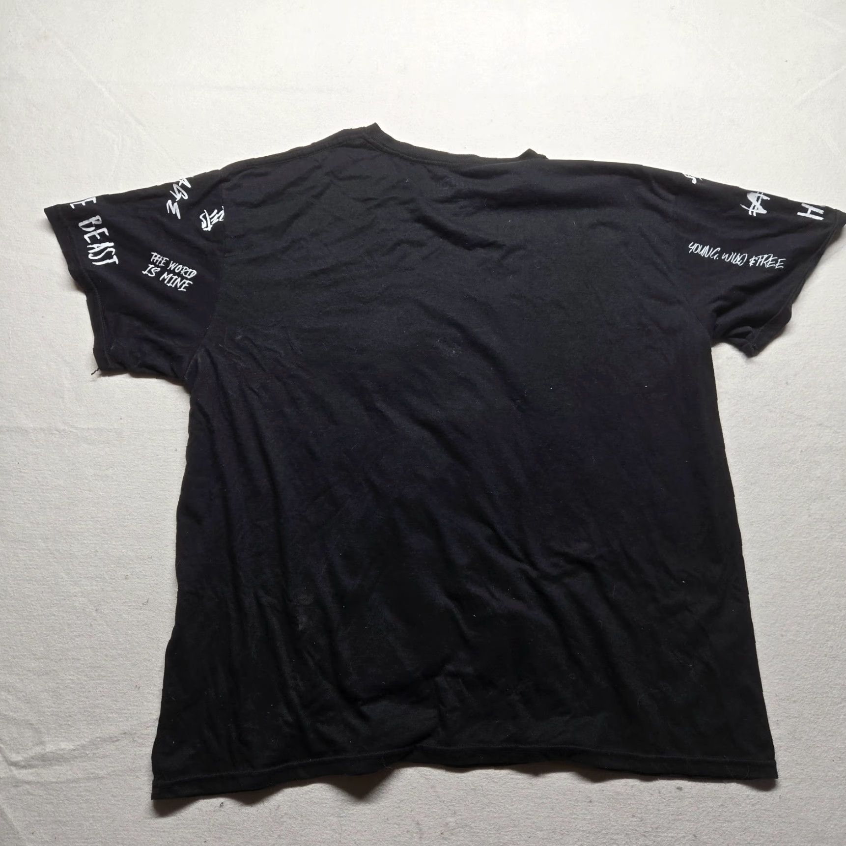 Vintage Fresh Laundry Shirt Mens 3XL Black AOP All Over Print Hip Hop Streetwear Y2K 90s Logo City Art Shirt Mens Size US XXL / EU 58 / 5 - 6 Thumbnail