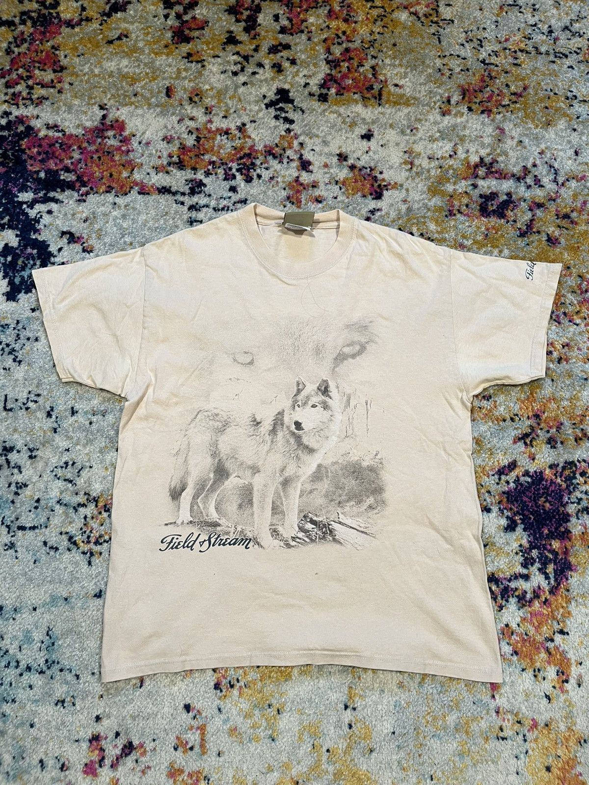 Vintage Vintage Wolf Shirt Large Size US L / EU 52-54 / 3 - 2 Thumbnail