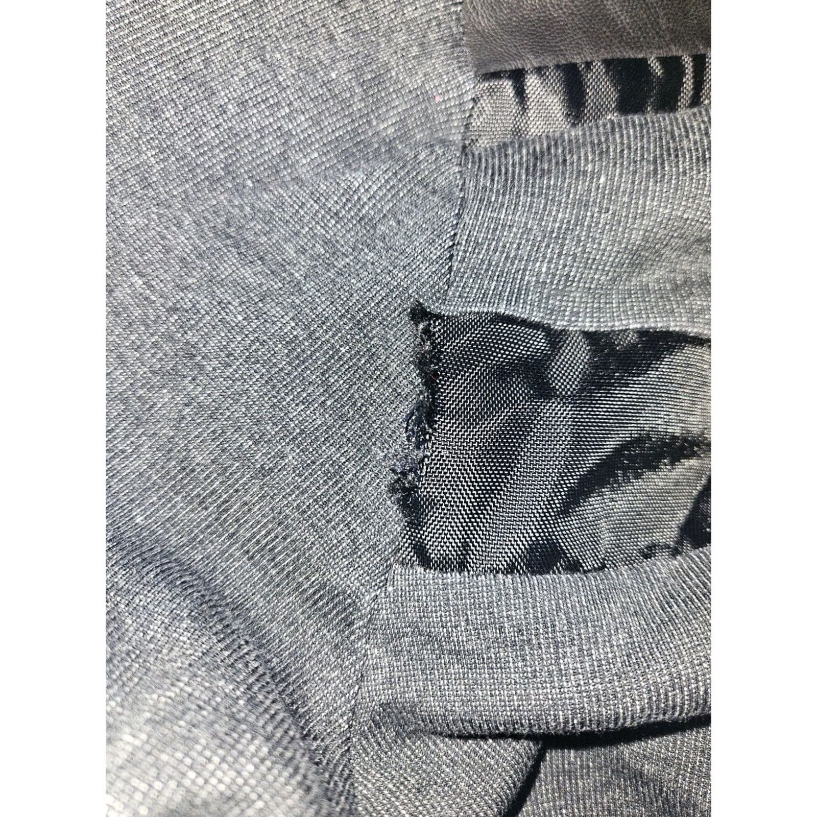 Calvin Klein Calvin Klein Jacket Women's S Full Zip Black/Gray Mock Neck Stretch 90s College Designer Outdoor Short Sleeve: N/A (replacement) Size S / US 4 / IT 40 - 7 Thumbnail