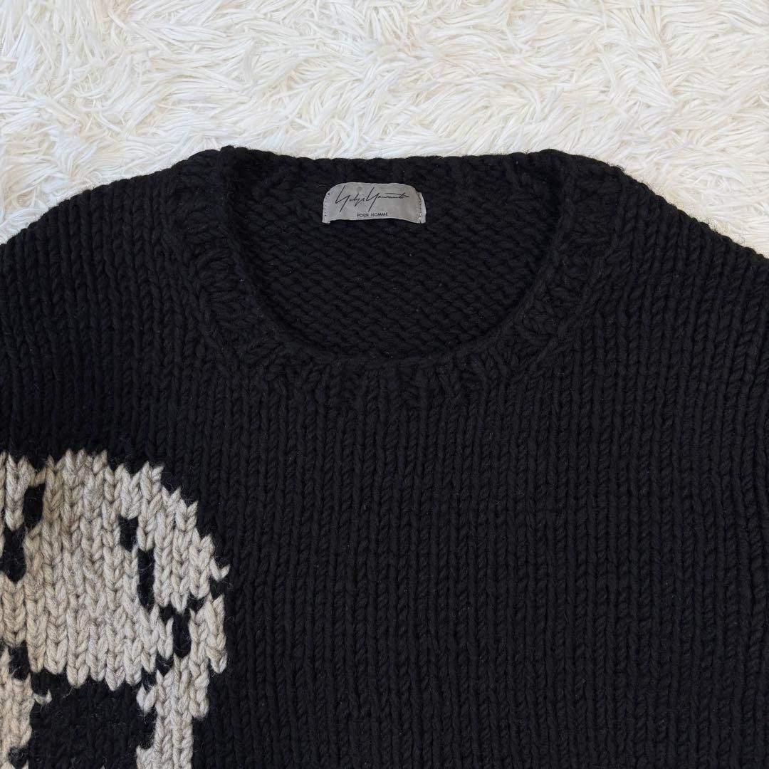 Yohji Yamamoto Yohji Yamamoto pour homme Skull and Apple 11AW knit Size US L / EU 52-54 / 3 - 2 Thumbnail