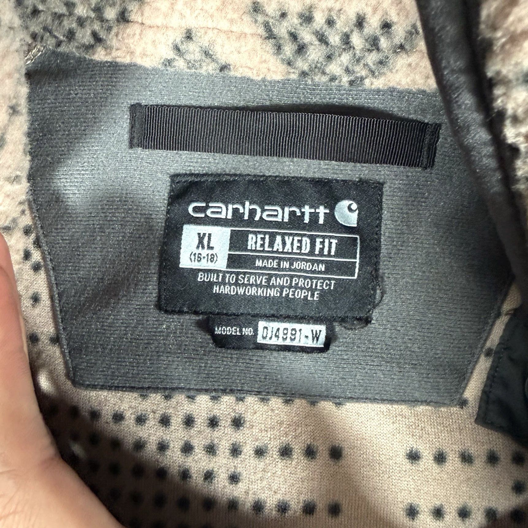 Carhartt VINTAGE Carhartt Quarter Snap Fleece Pullover Womens XL Aztec Desert Taupe Pink Size XL / US 12-14 / IT 48-50 - 3 Thumbnail