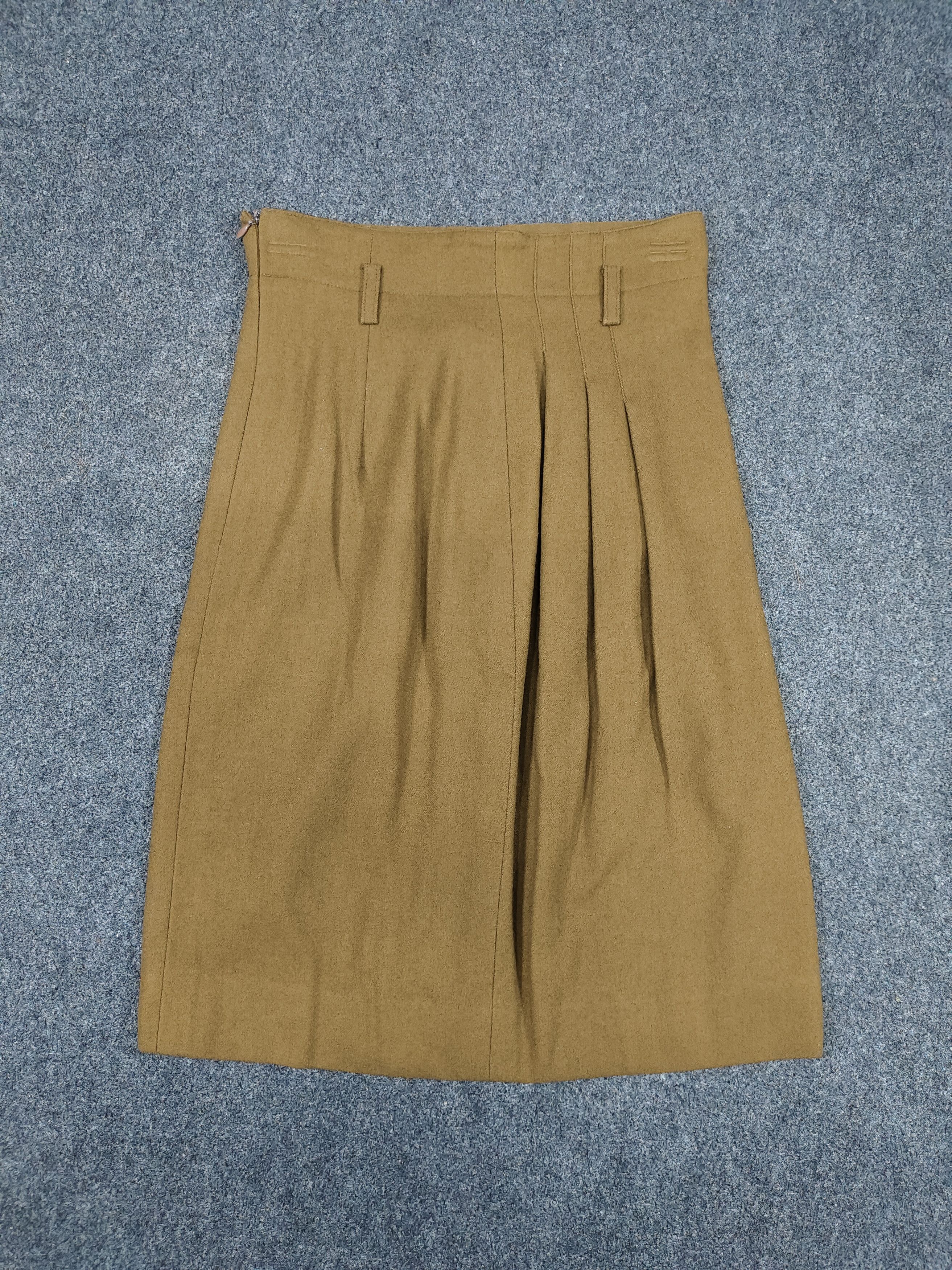 Missoni 80s Missoni Donna - Wool Pleats Tailored Skirt Size 27" / US 4 / IT 40 - 6 Thumbnail