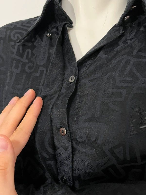 Versus Versace Versus Versace silk black shirt vintage Size XL / US 12-14 / IT 48-50 - 8 Thumbnail