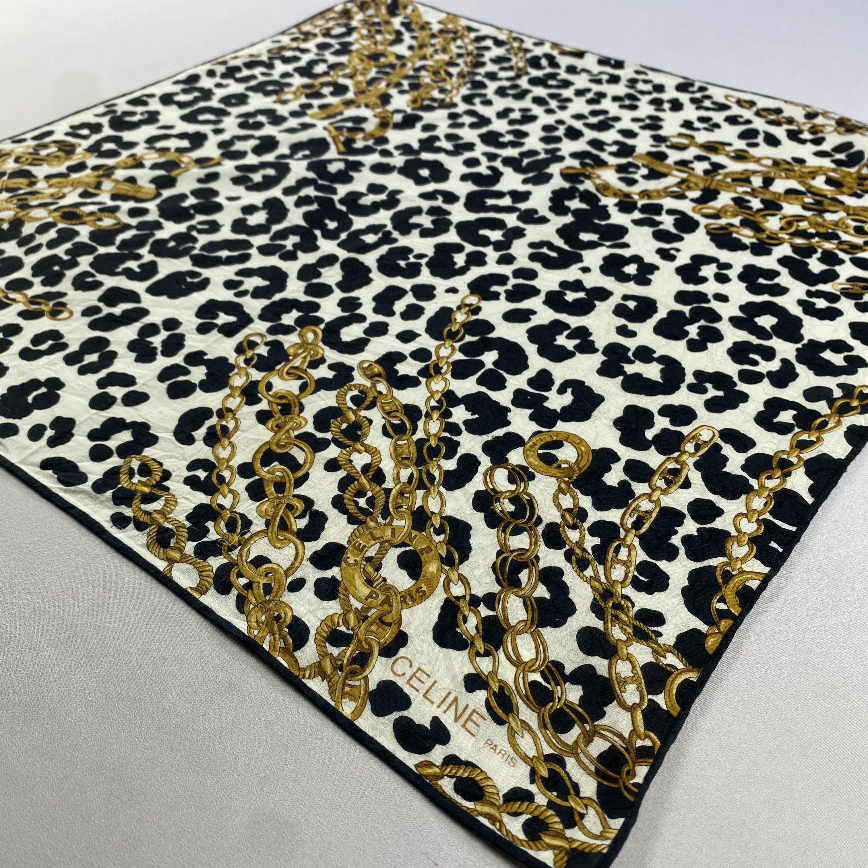 Celine × Vintage Celine Bandana/ Handkerchief / Neckerchief Size ONE SIZE - 4 Thumbnail