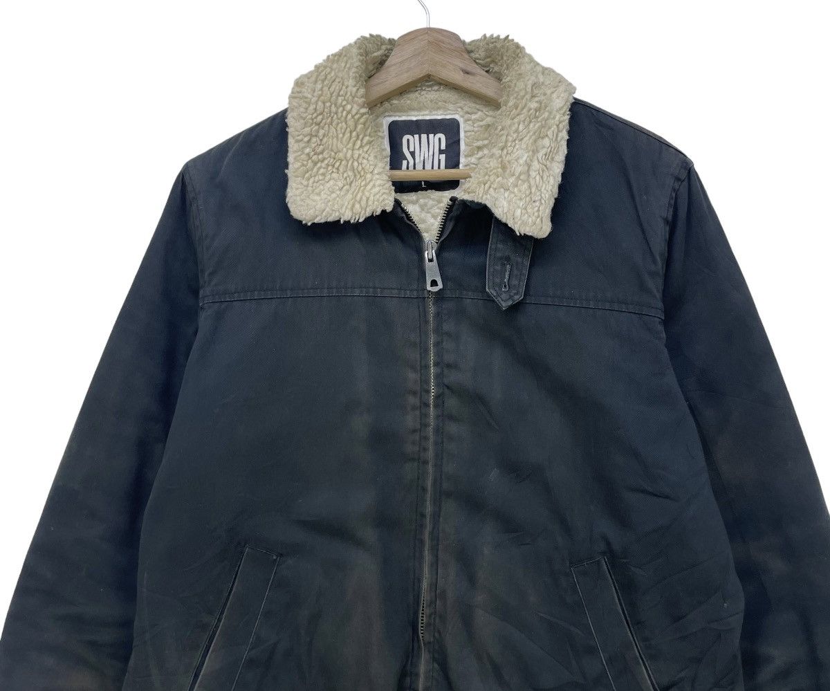 Buzz Rickson's × Swagger 💥Japanese Brand Vintage Distressed Swagger Shearling Jacket Size US M / EU 48-50 / 2 - 5 Thumbnail