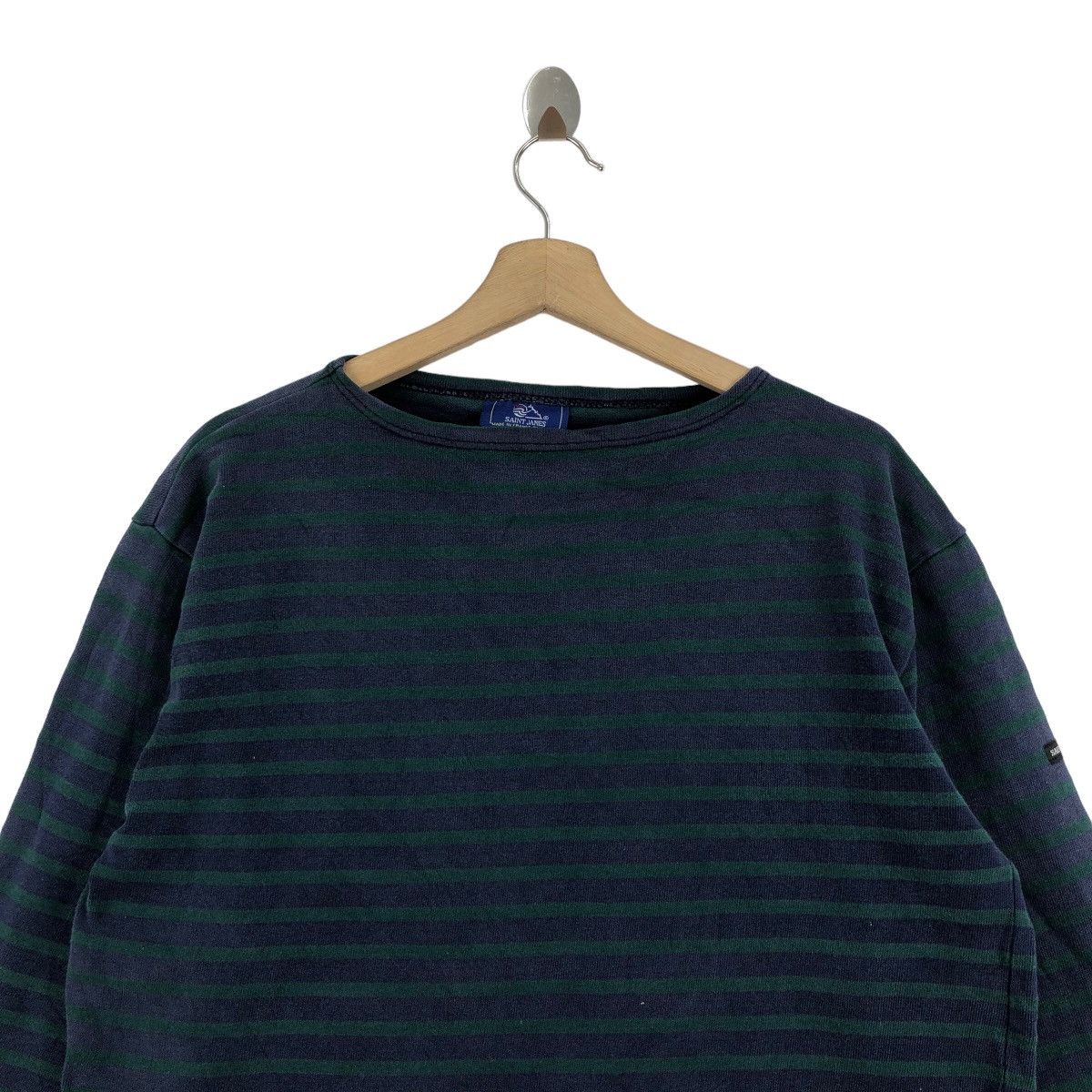 Saint James SAINT JAMES Long Sleeve Stripes Size US M / EU 48-50 / 2 - 2 Thumbnail