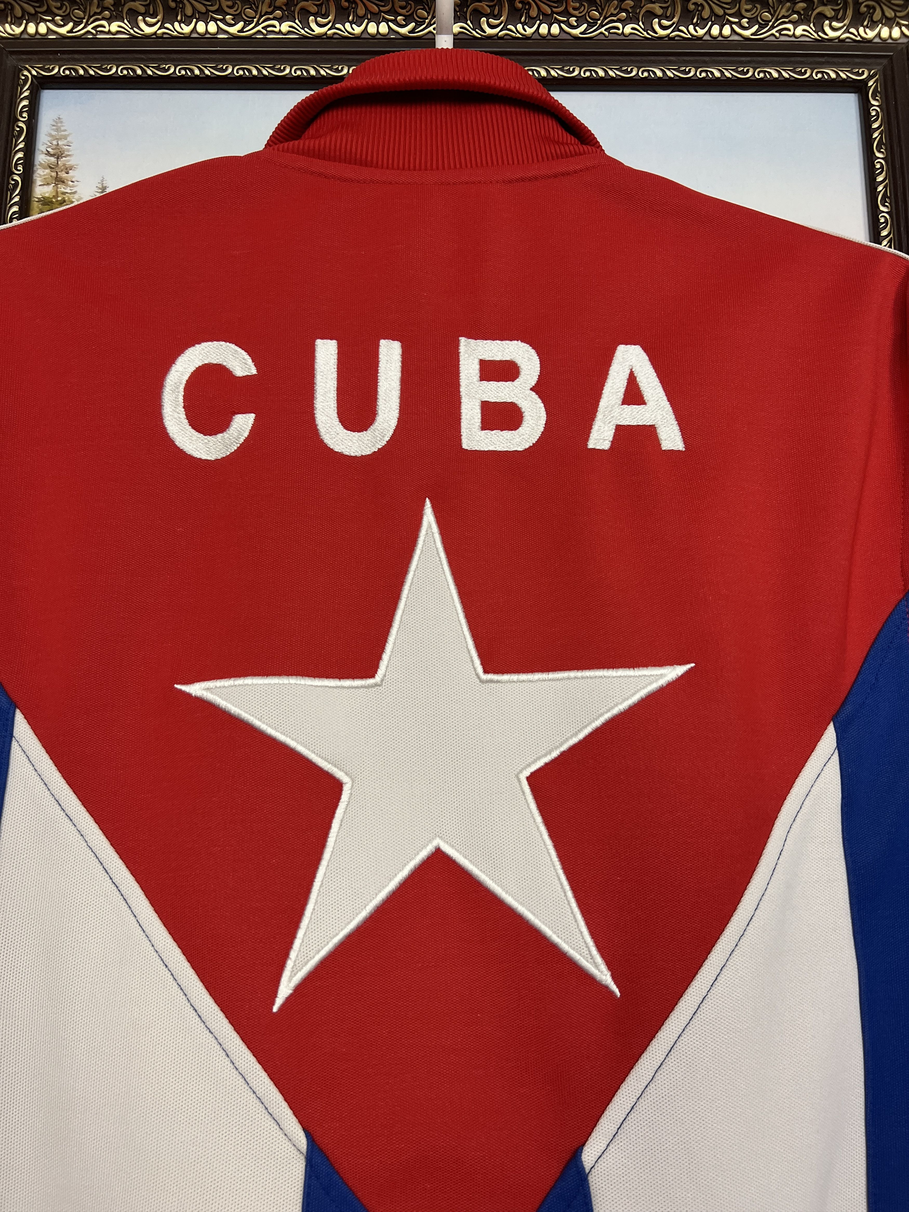 Adidas Rare Adidas Cuba Football Jacket Soccer Track Top National Size US L / EU 52-54 / 3 - 12 Thumbnail