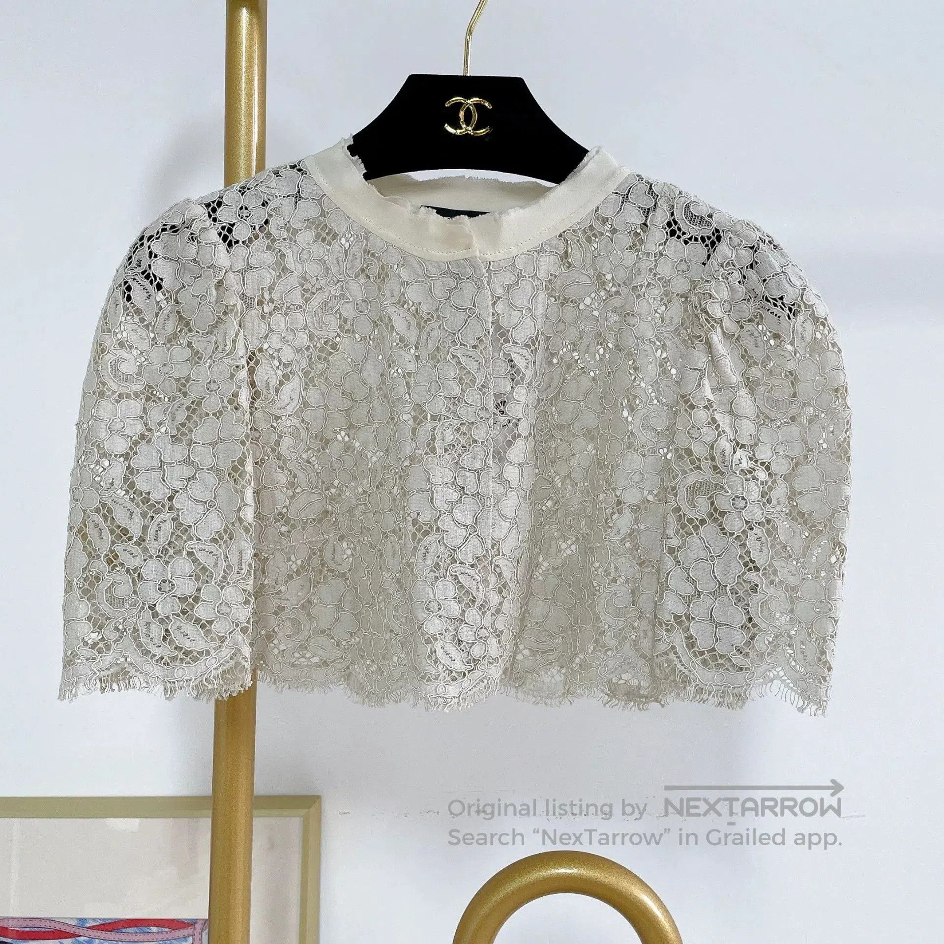 Dolce & Gabbana Dolce & Gabbana White Knit Top. Size S / US 4 / IT 40 - 1 Thumbnail