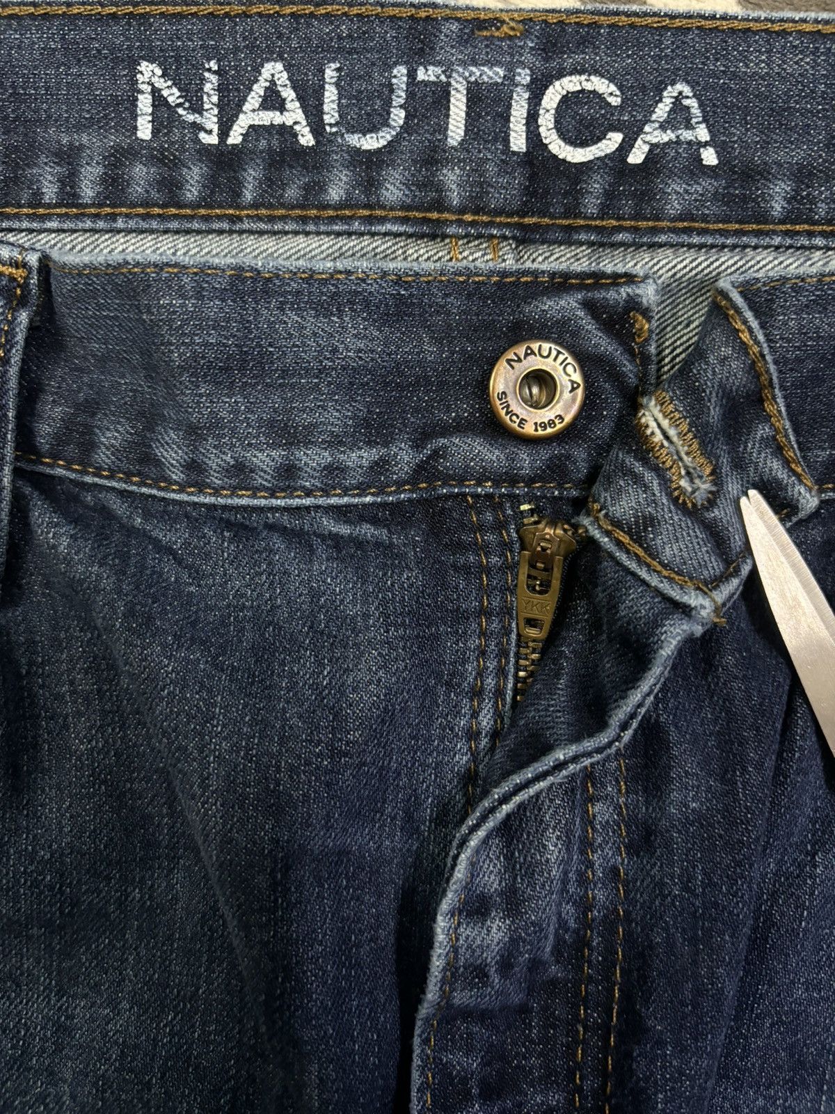 Nautica Vintage Y2K Nautica Regular Straight Blue Denim Jeans Size US 38 / EU 54 - 4 Thumbnail